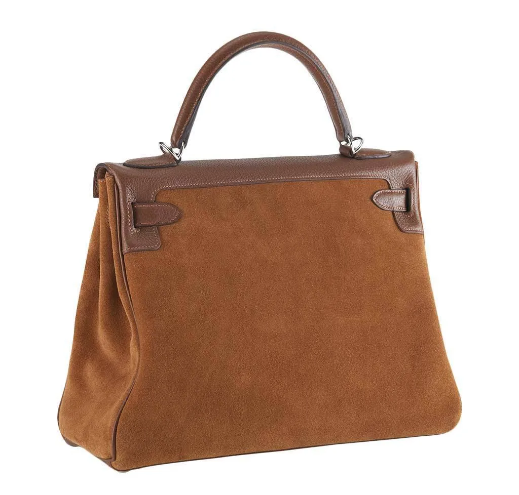 Hermès Kelly 32 Fauve Grizzly Bag - Limited Edition