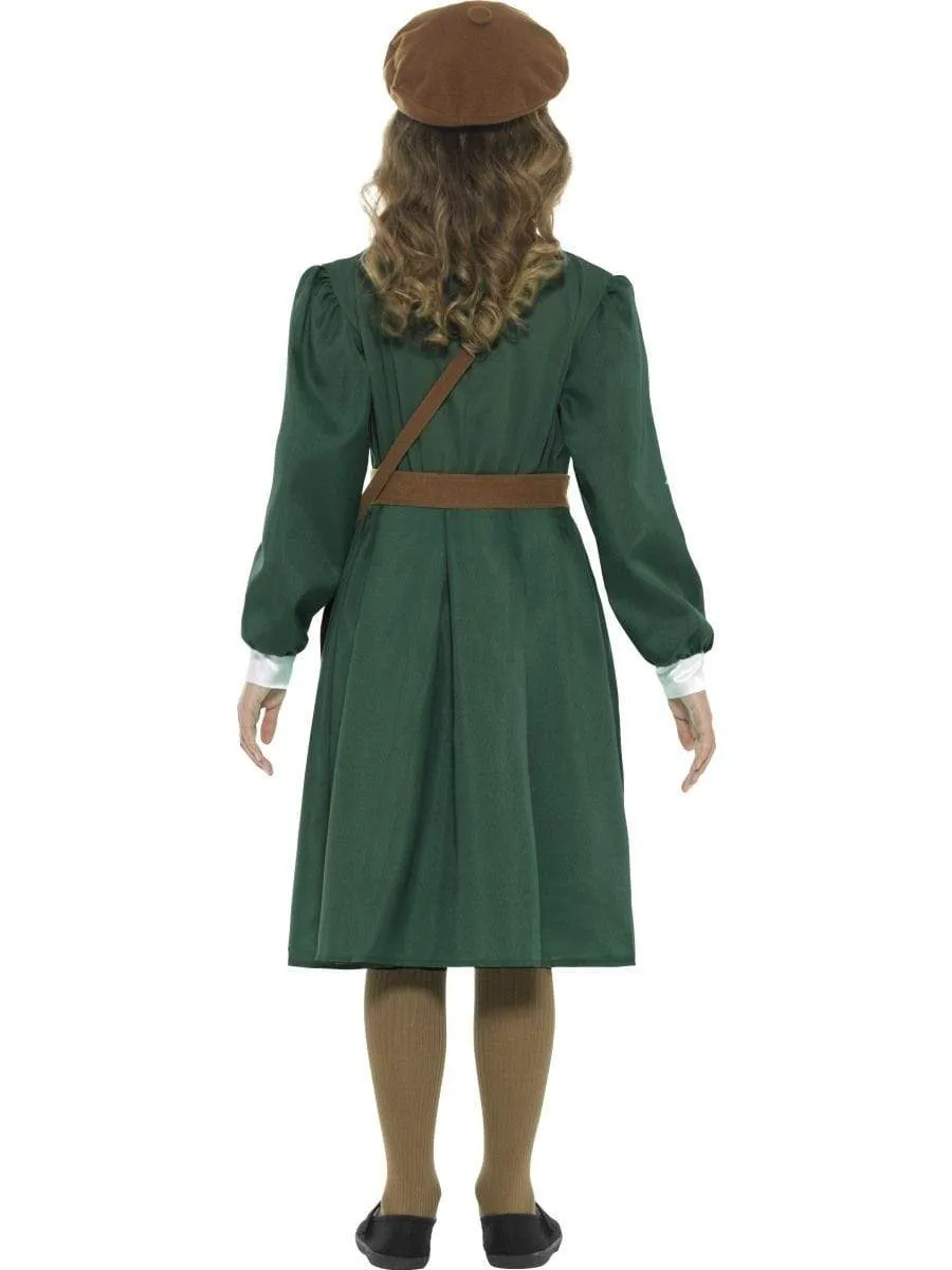 Historical WW2 Evacuee Girl Children's Costume
