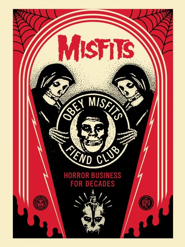 HORROR BUSINESS CRYPT by Frank Shepard Fairey (Obey)