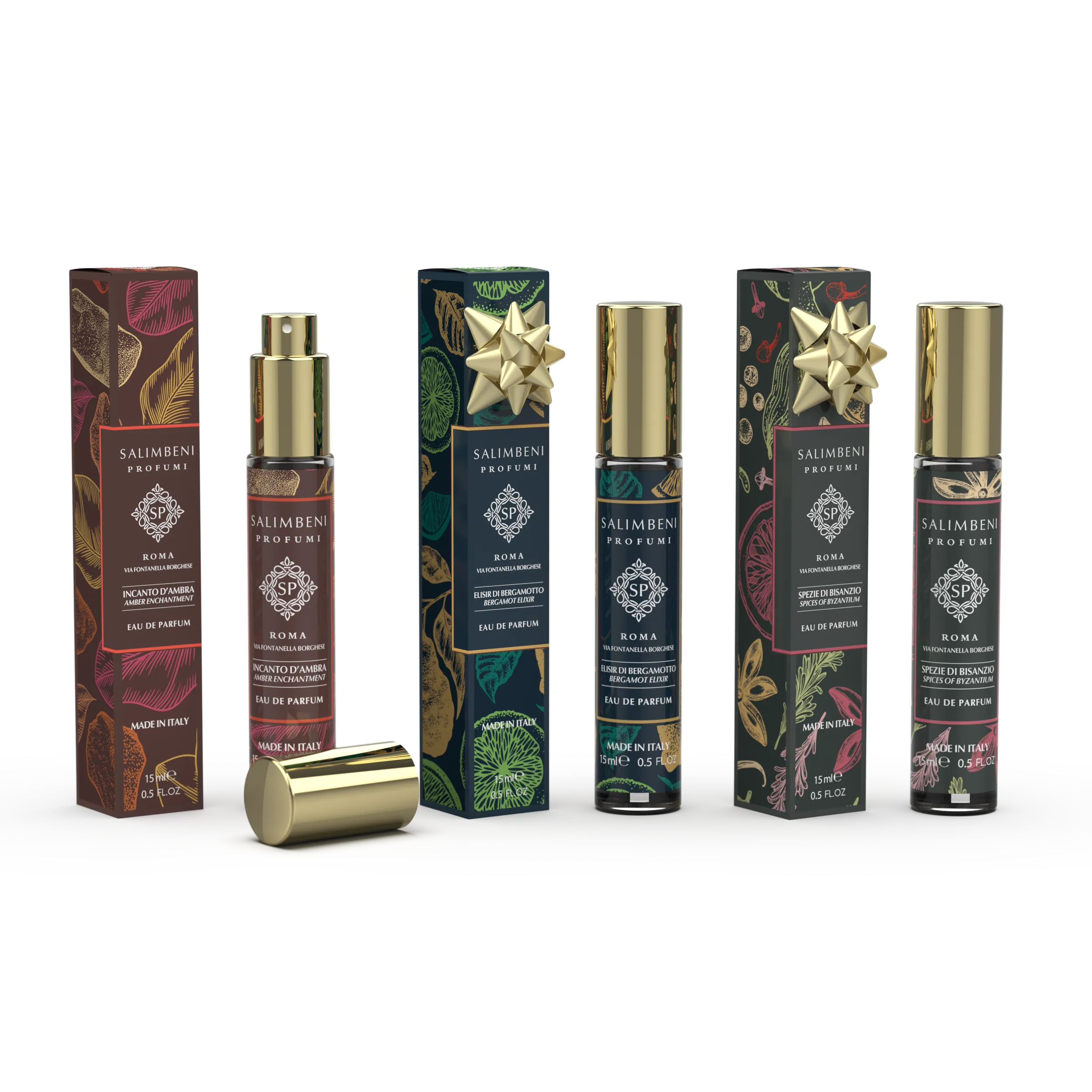 Incanto d'Ambra 15 ml   Elisir di Bergamotto 15 ml in PROVA OMAGGIO   Spezie di Bisanzio 15 ml in PROVA OMAGGIO