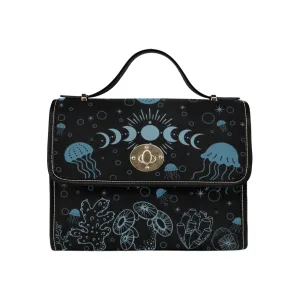 Jellyfish Purse, Cross Body Purse, Vegan Ocean Theme