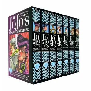 JoJo's Bizarre Adventure Part 4 Diamond Is Unbreakable Series 1-7: 7 Books Set
