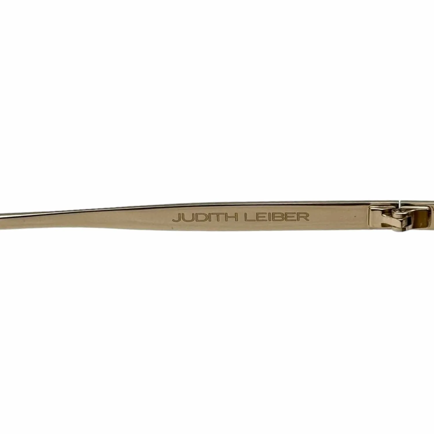 JUDITH LEIBER Vintage Aviator Sunglasses with Purple Swarovski Crystals - Silver