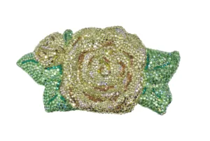 Kathrine Baumann Swarovski Flower Belt Buckle