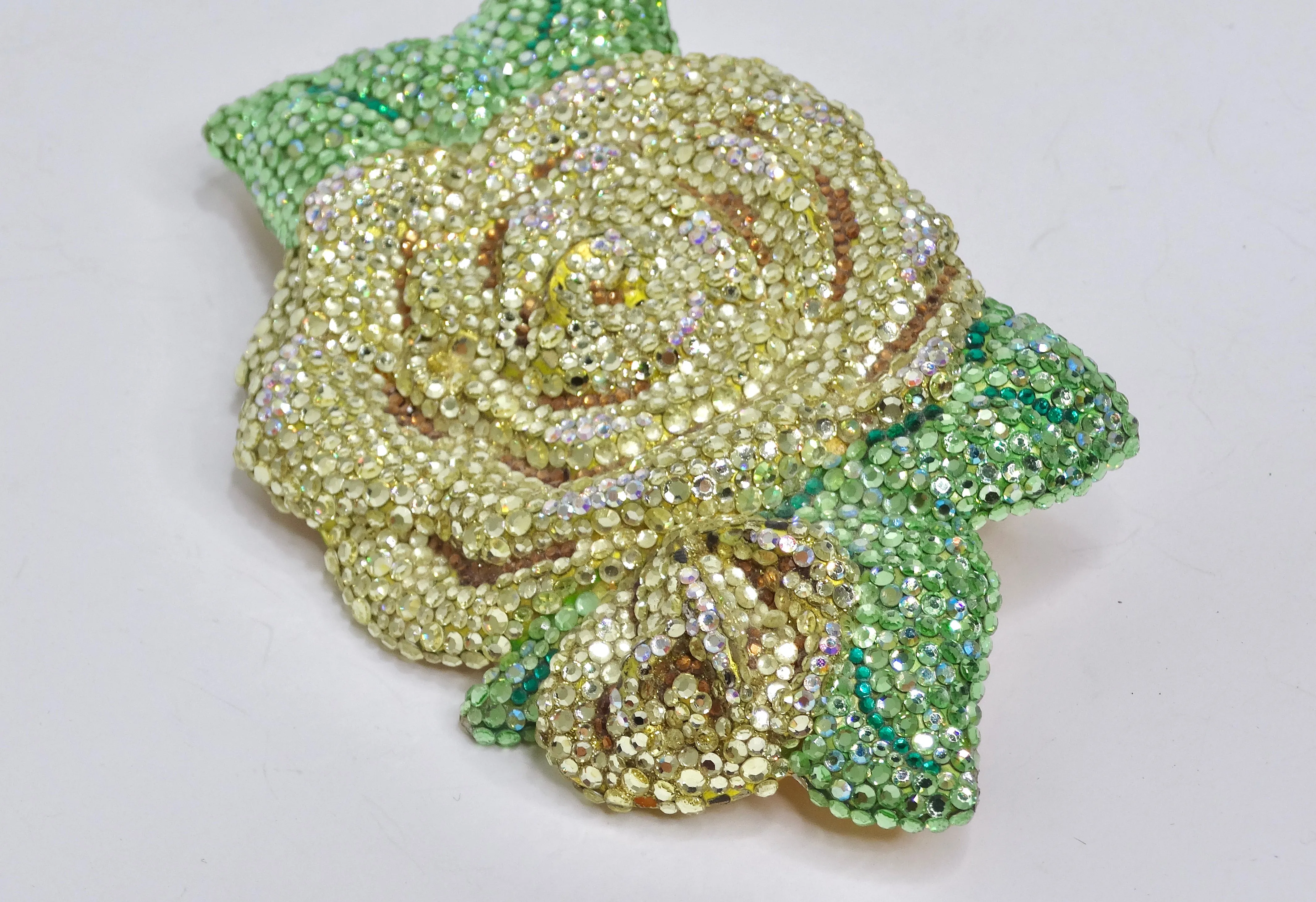 Kathrine Baumann Swarovski Flower Belt Buckle