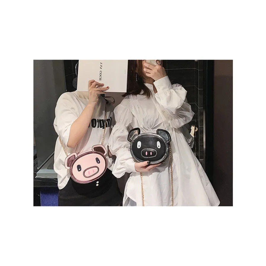 Kawaii Pig Crossbody Bag