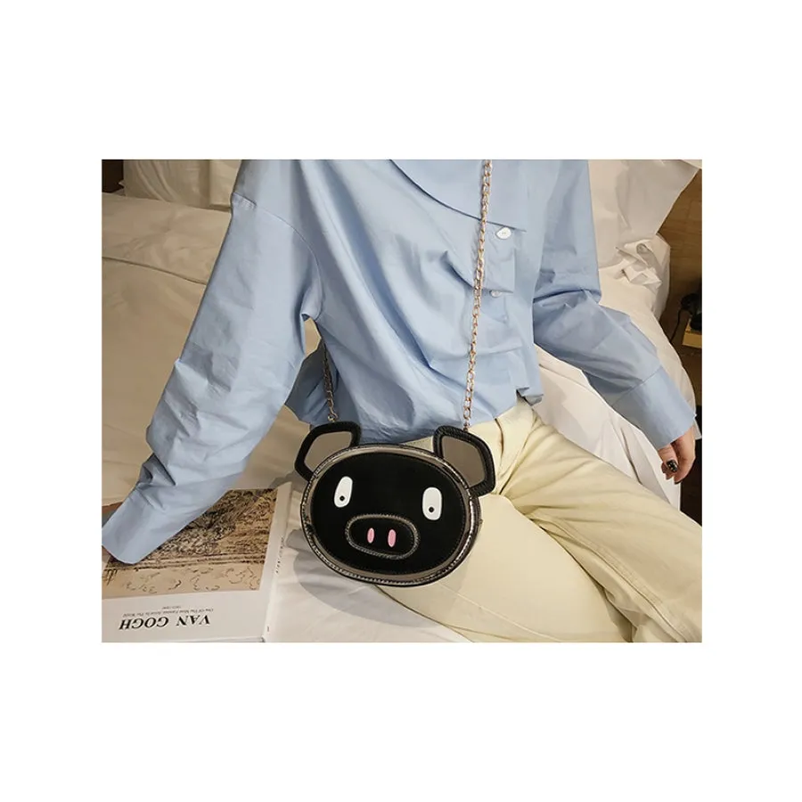 Kawaii Pig Crossbody Bag