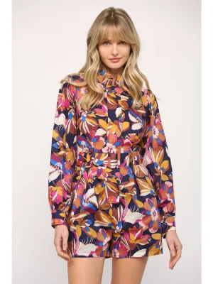 Kenzie Floral Print Romper