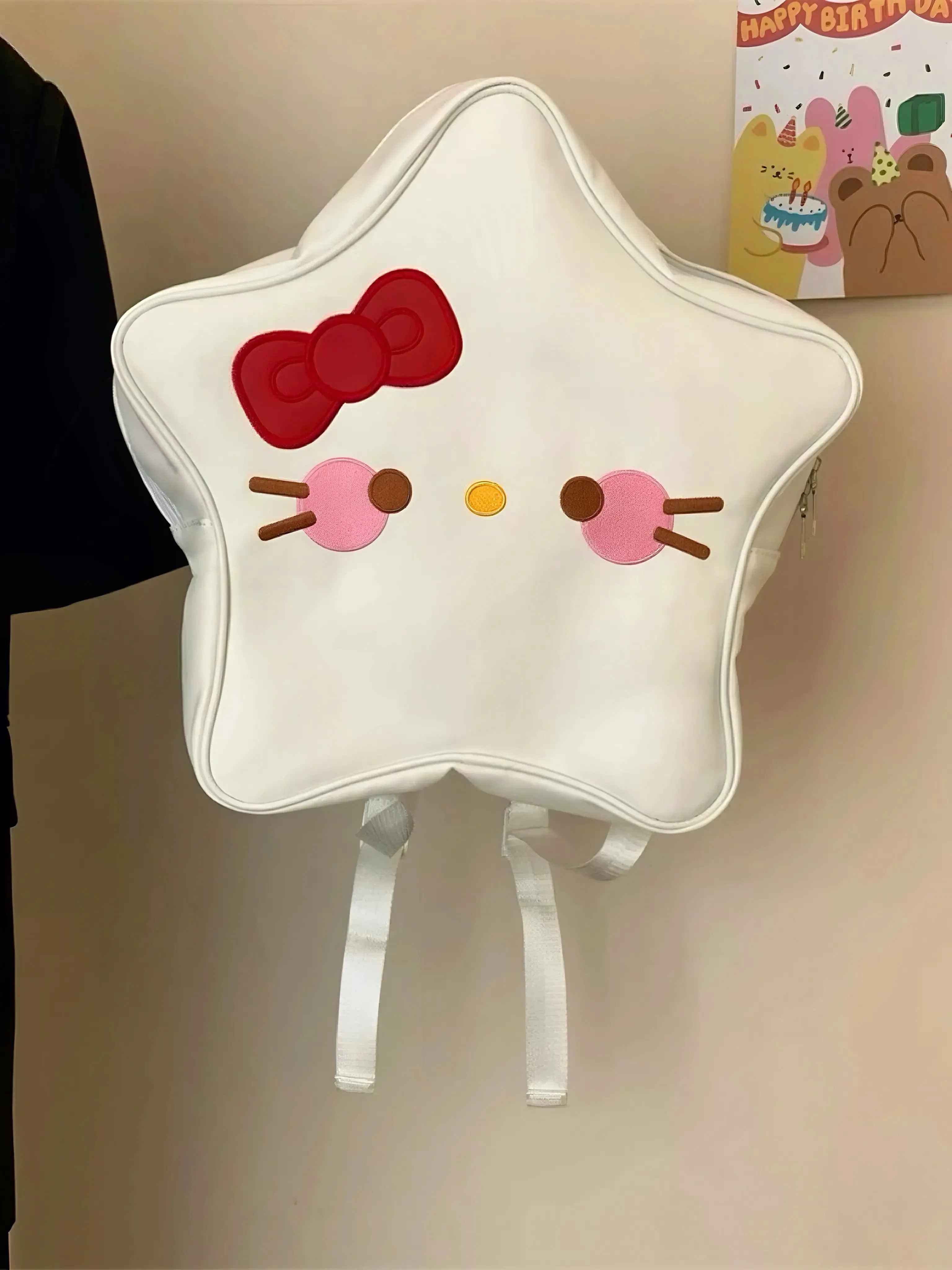 'Kitty Star' Kawaii Star Shape Kitty Face Backpack