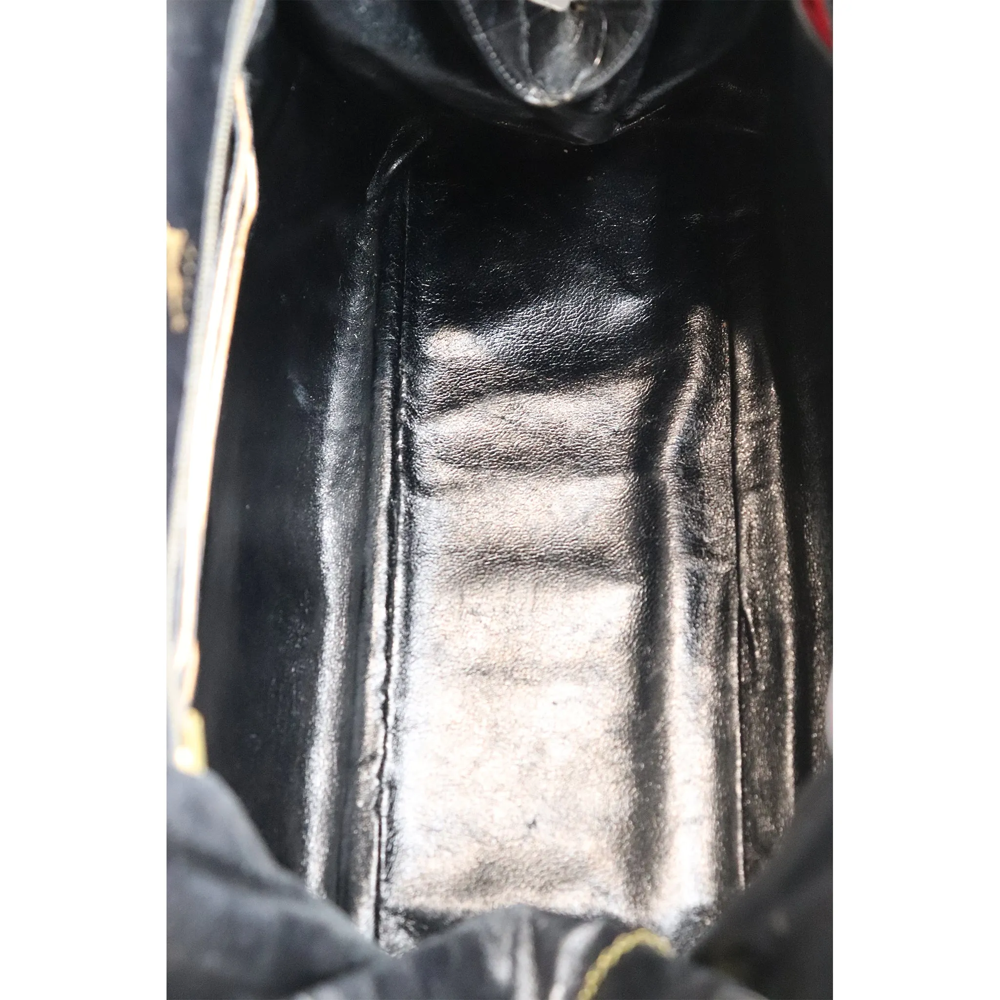 Koret Black Alligator Large Top Handle Bag