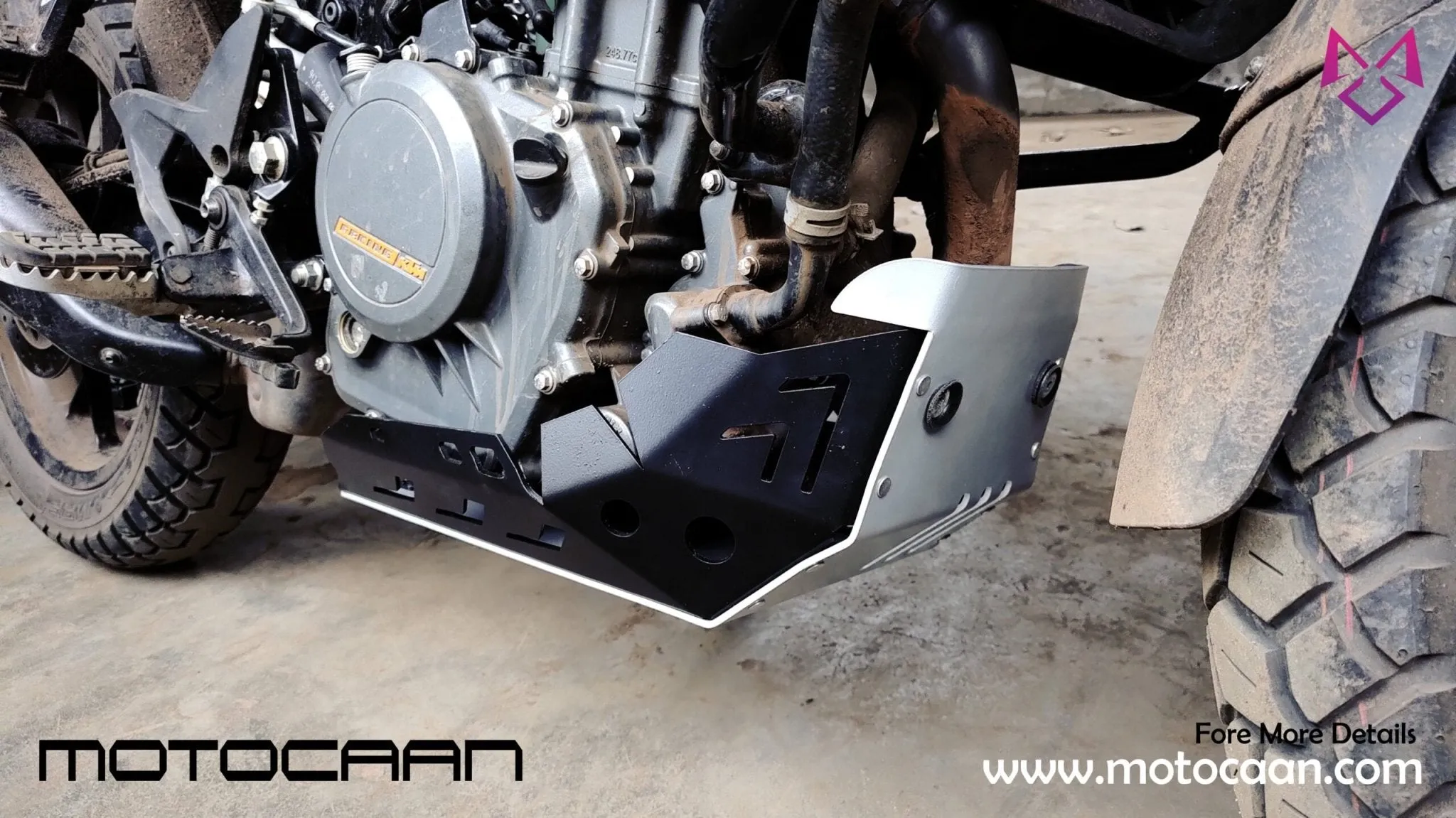 KTM Adventure 390 Motocaan Bash plate