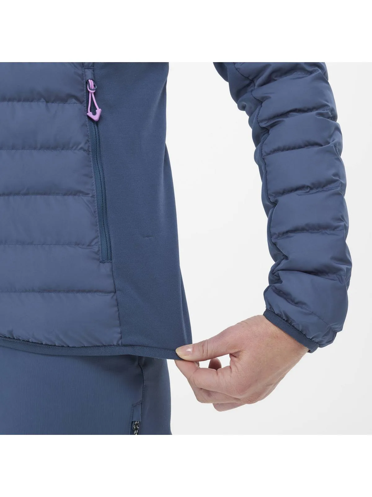 Kurtka damska na trekking MILLET W Fitz Roy Warm Hoodie granatowy