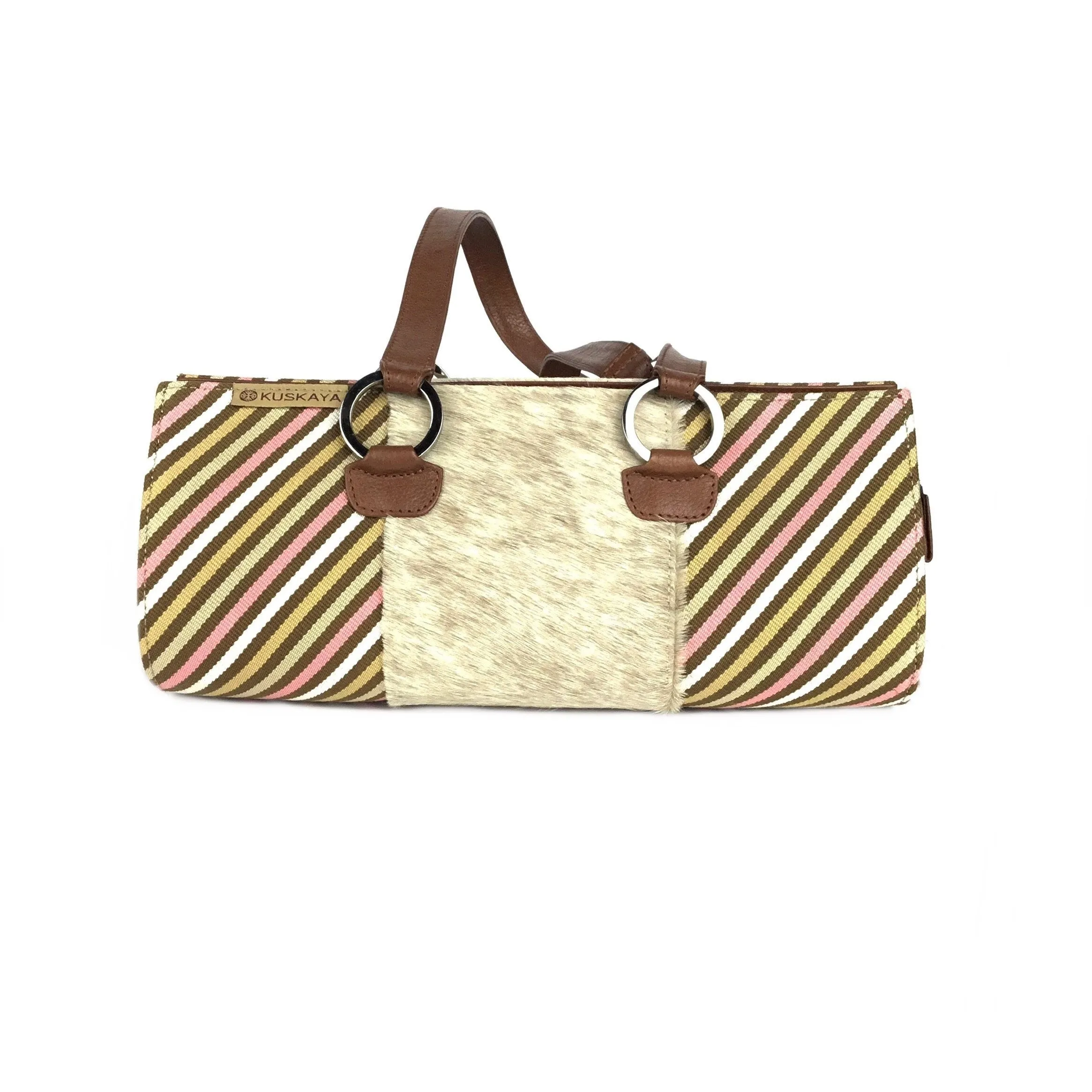 Kuskaya Brown Pipe Handbag
