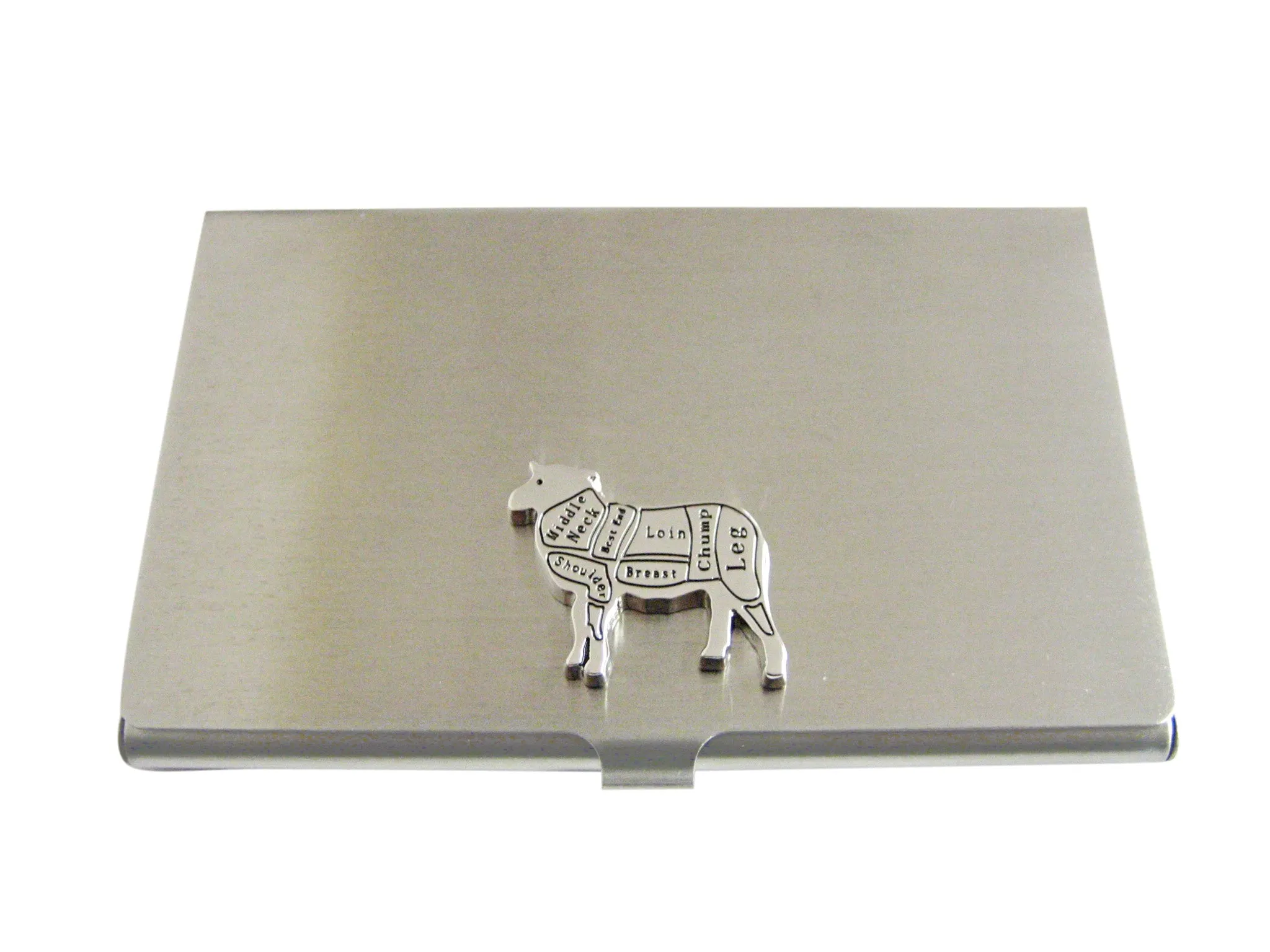 Lamb Butchers Cut Business Card Holder