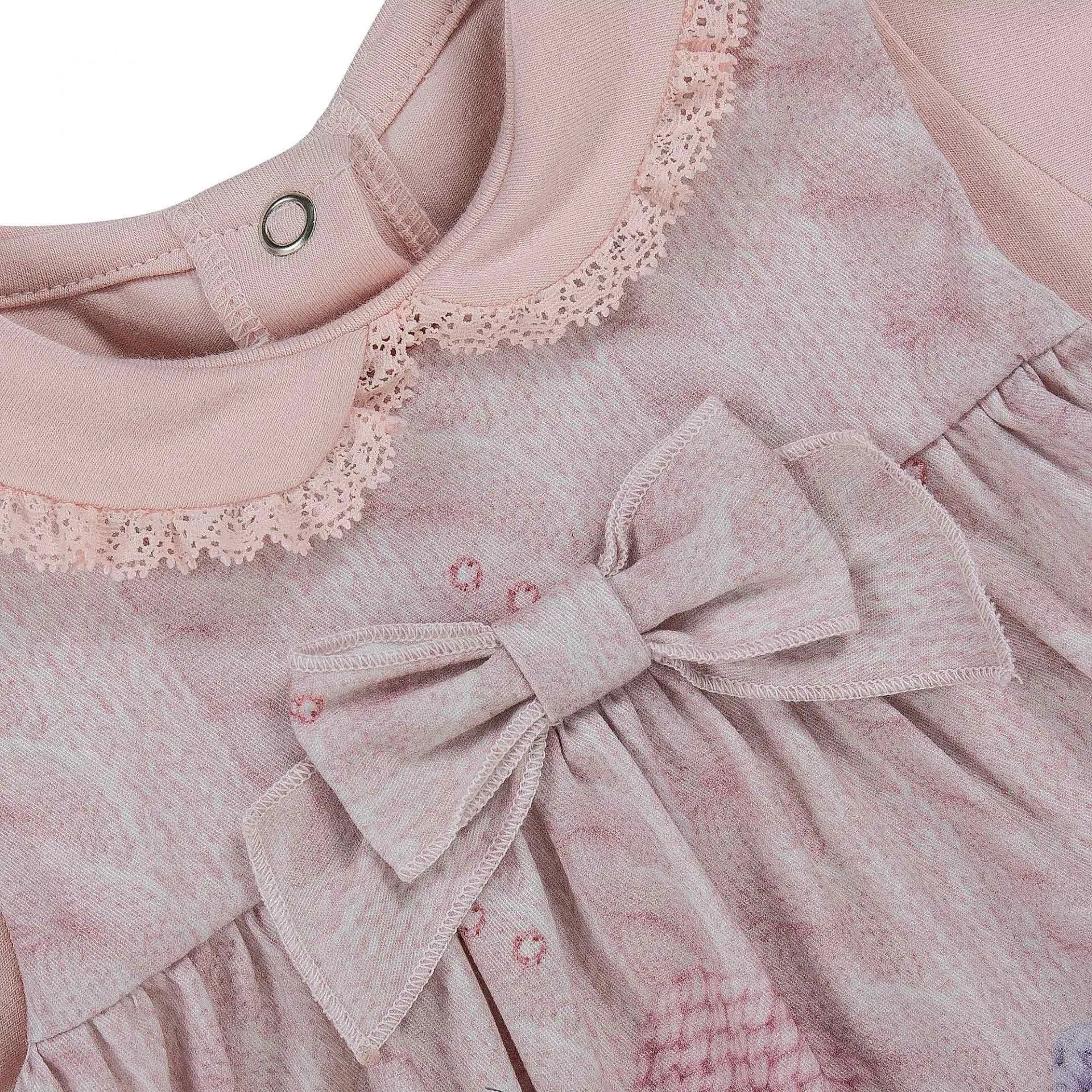 LAPIN HOUSE - Rabbit Dress Babygrow - Pink