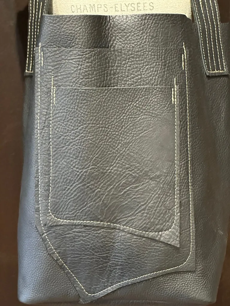 LARGE BUCKET TOTE Handmade Leather Handbag YB6