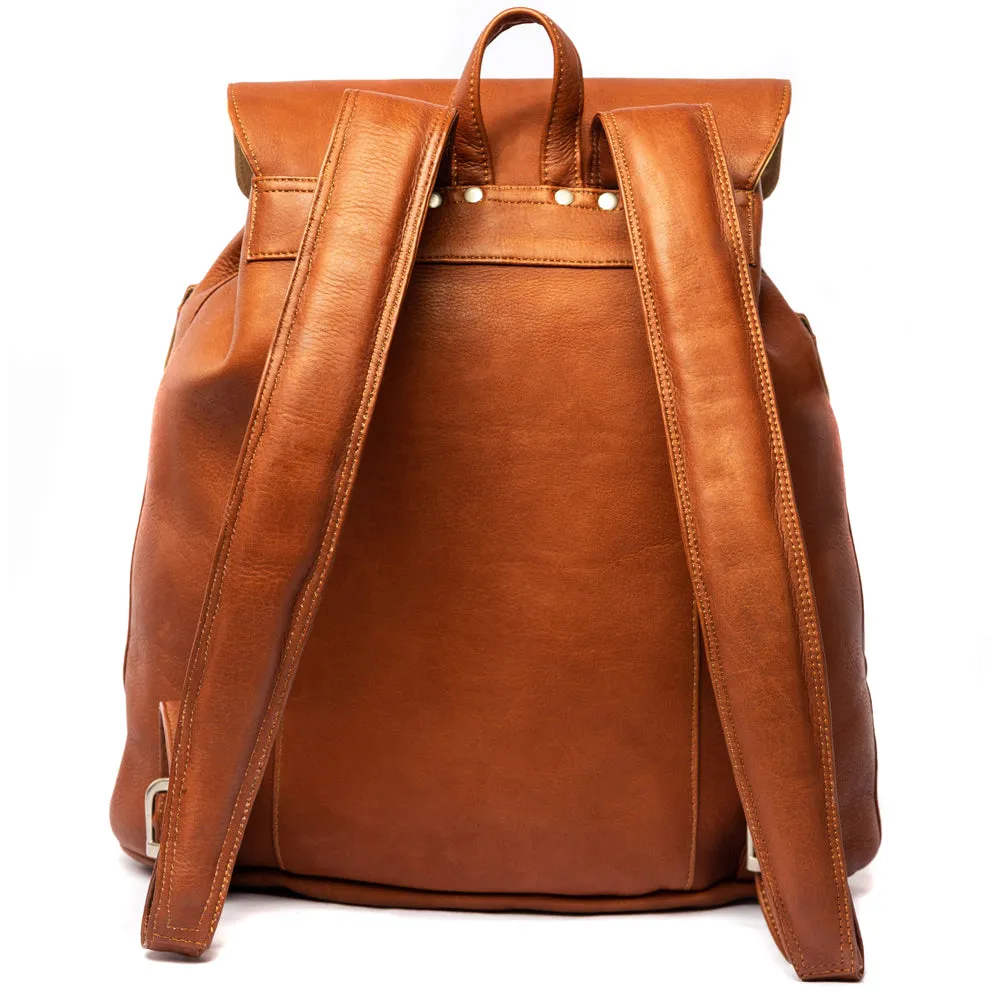 LARGE BUCKLE-FLAP BACKPACK