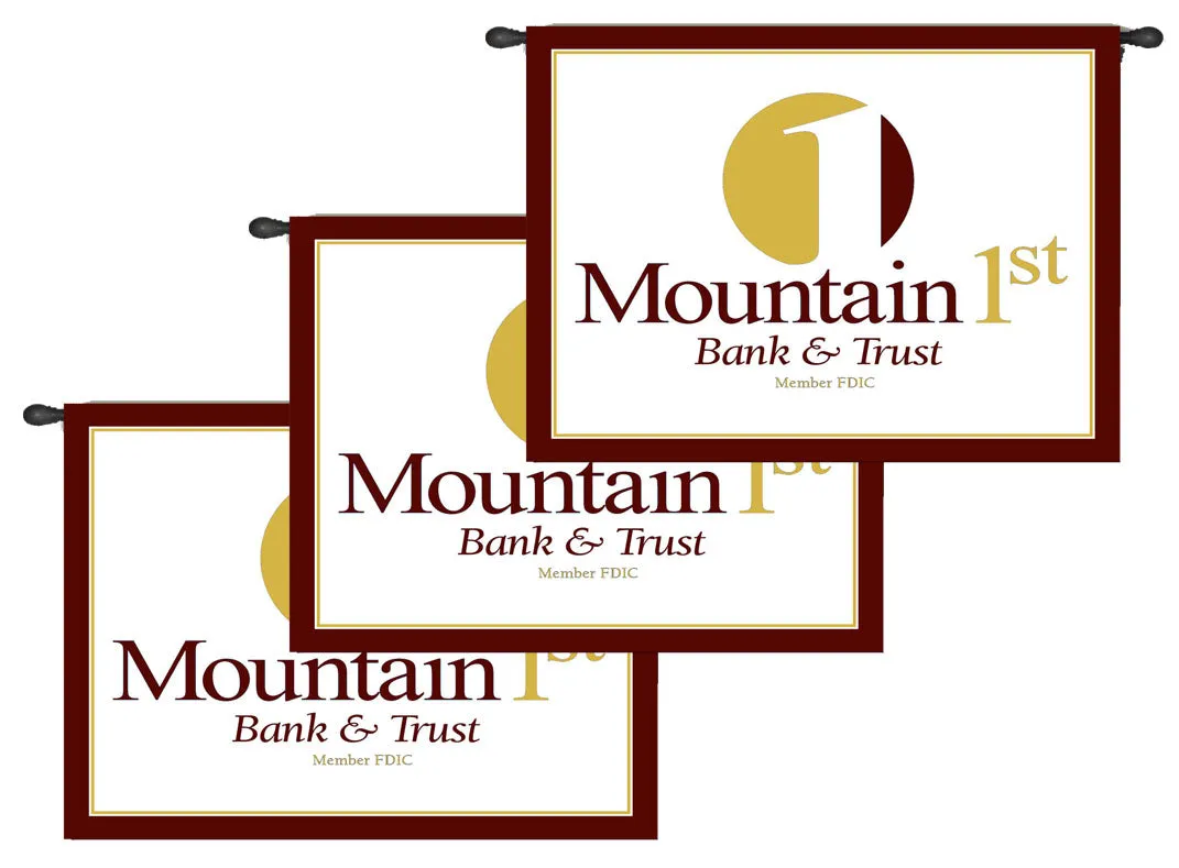 Large Logos/Business Tapestry Wall Hangings- Volume Discounts