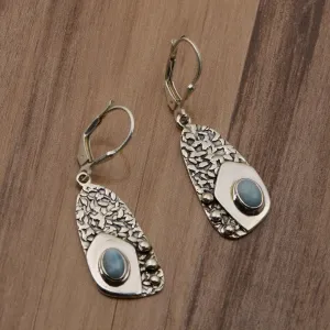 Larimar Handmade Dangle Earrings