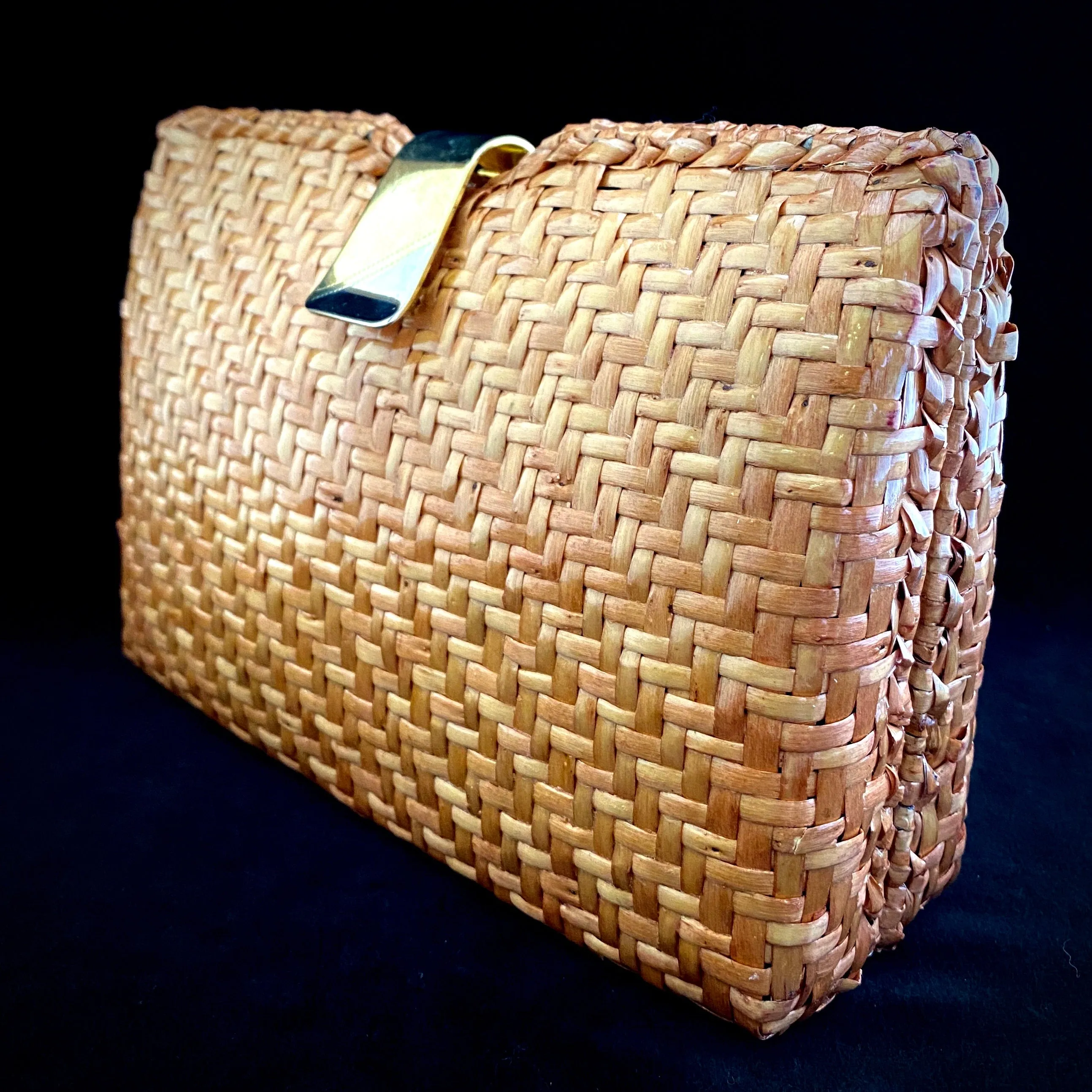 Late 70s/ Early 80s Walborg Rattan Purse