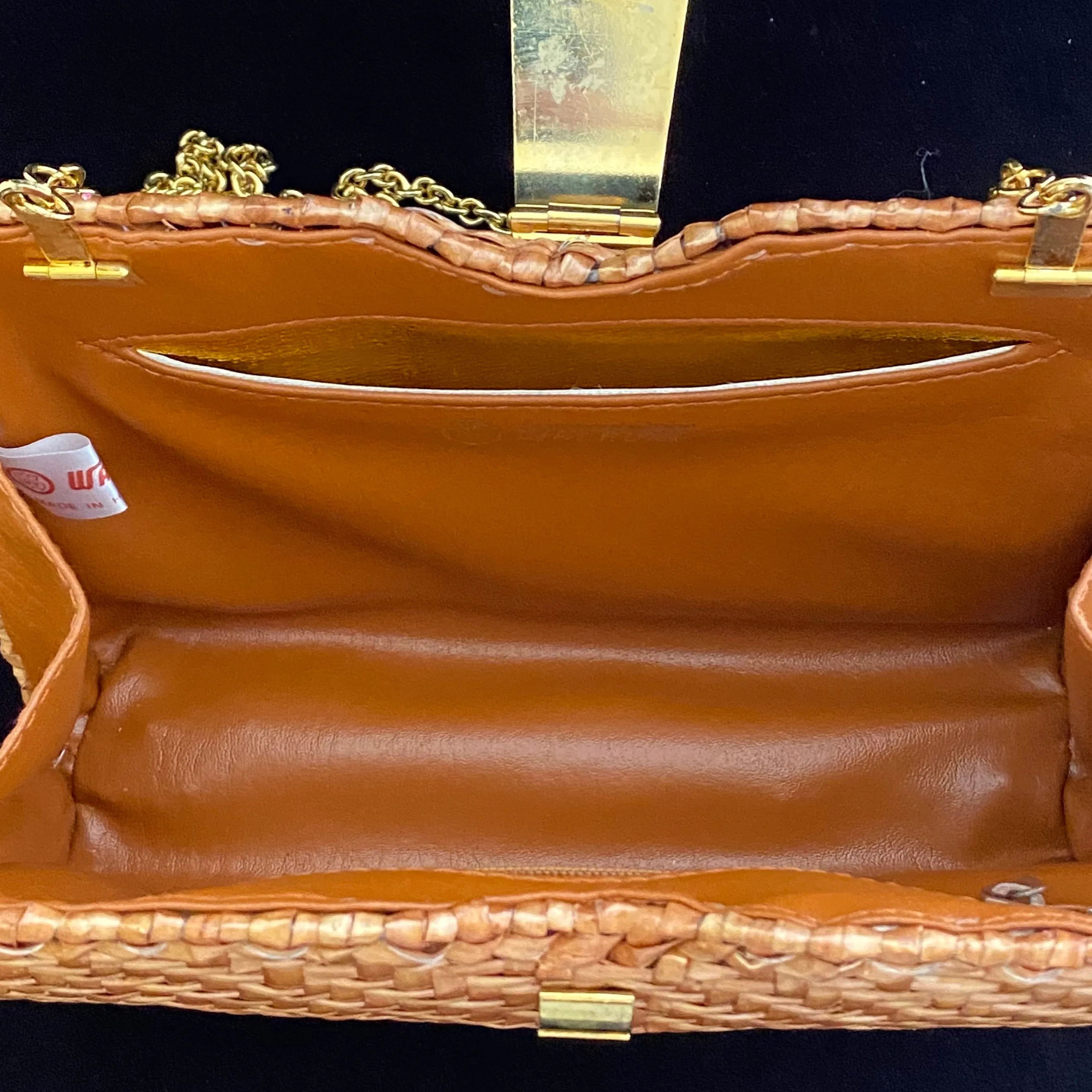 Late 70s/ Early 80s Walborg Rattan Purse