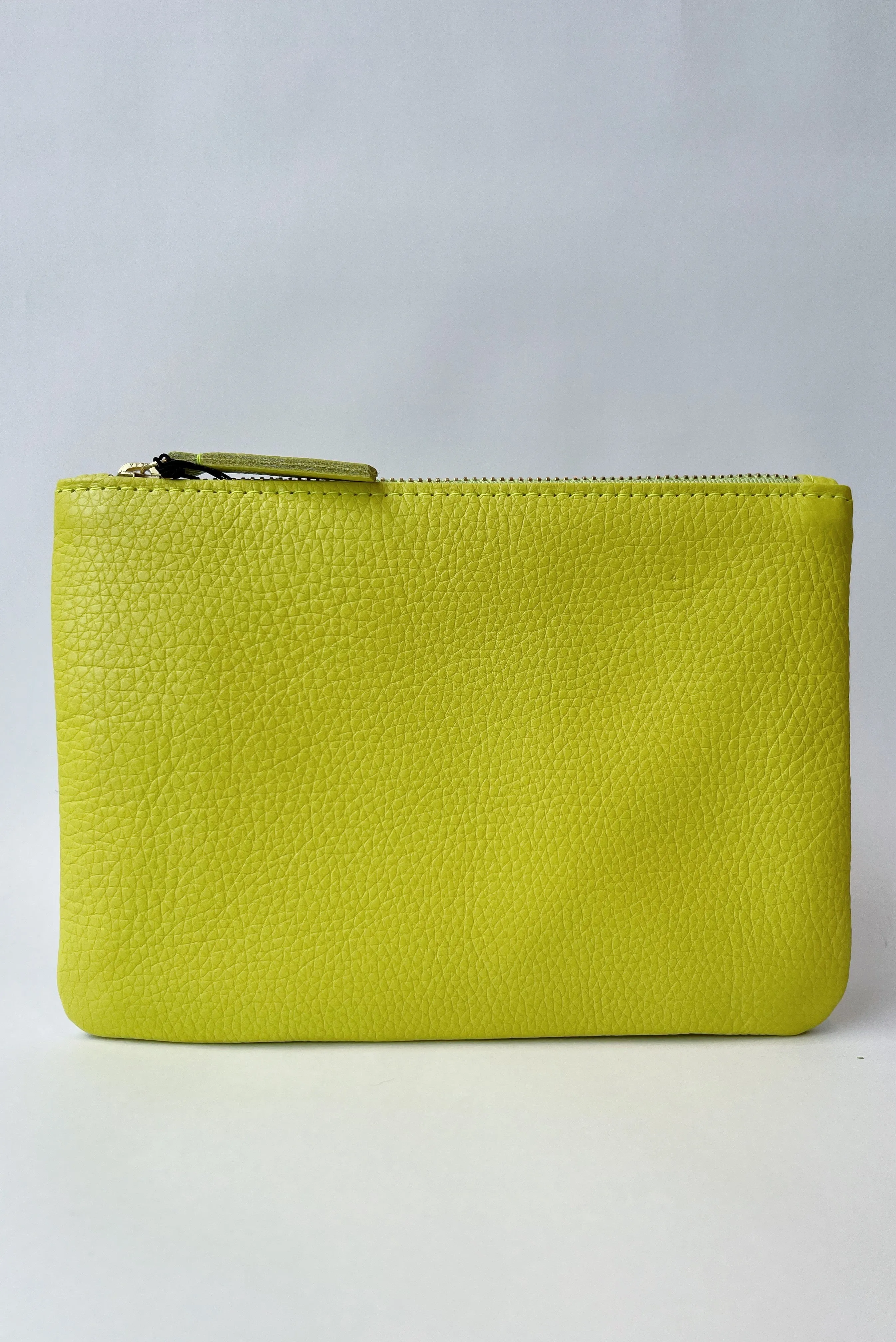 LEATHER ZIPPER POUCH