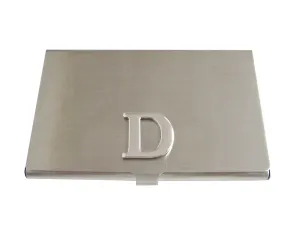 Letter D Monogram Business Card Holder