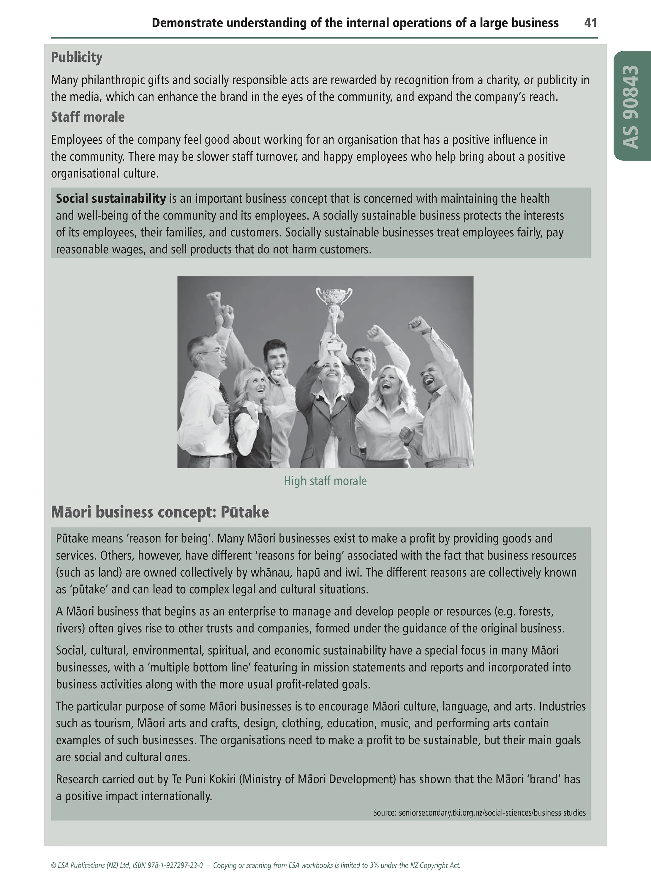 Level 2 Business Studies Learning Workbook