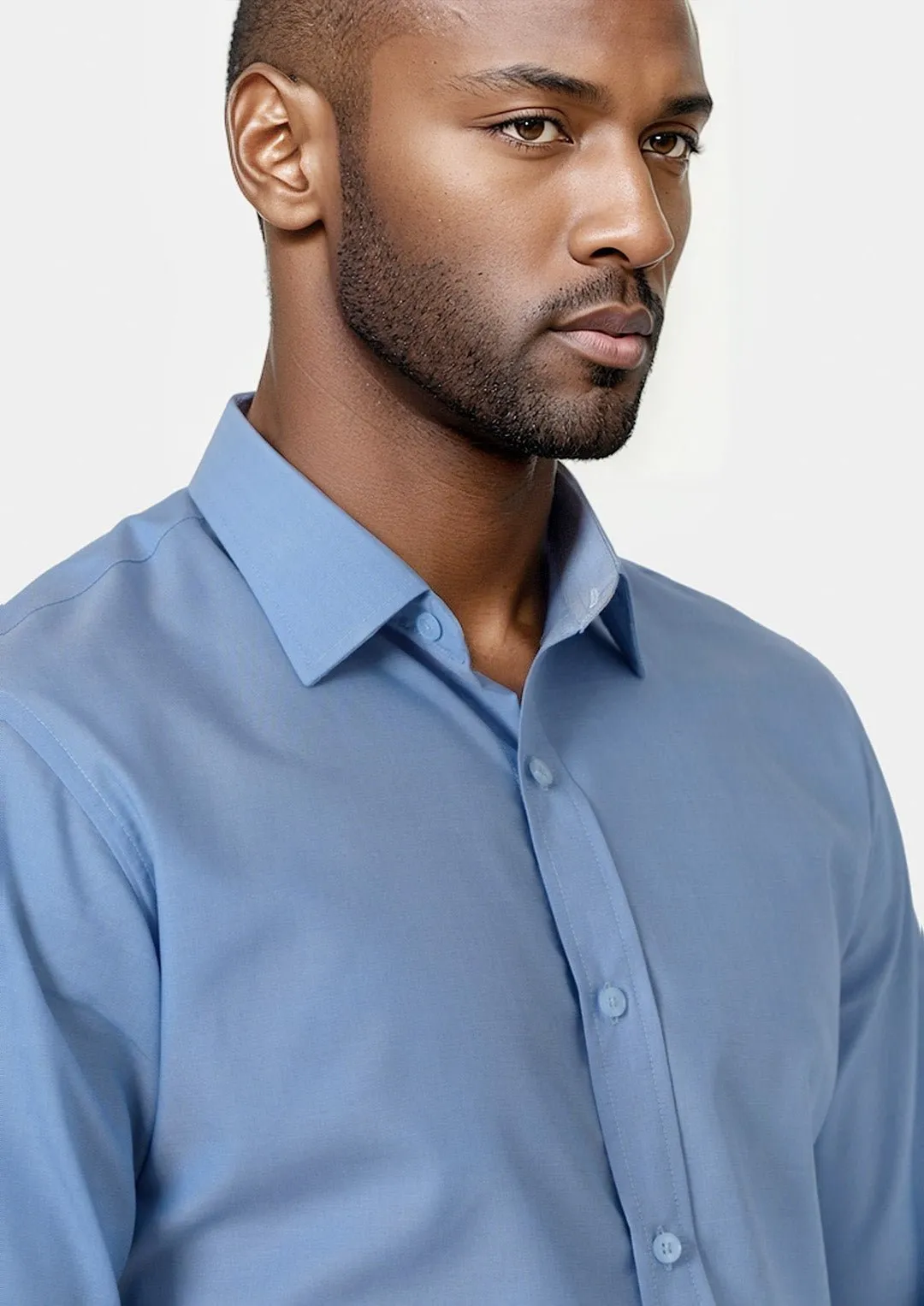 Light Blue End On End Shirt