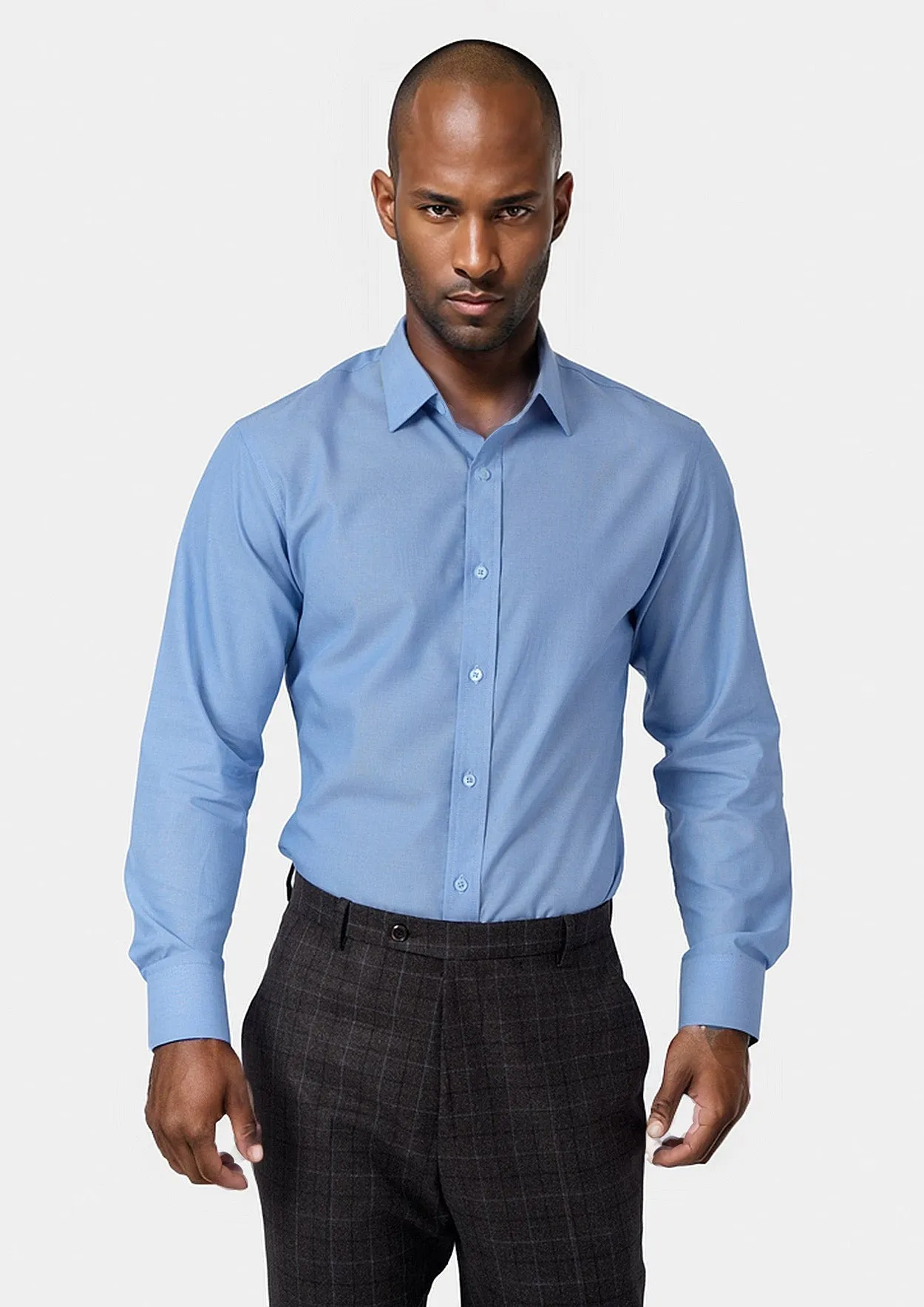 Light Blue End On End Shirt
