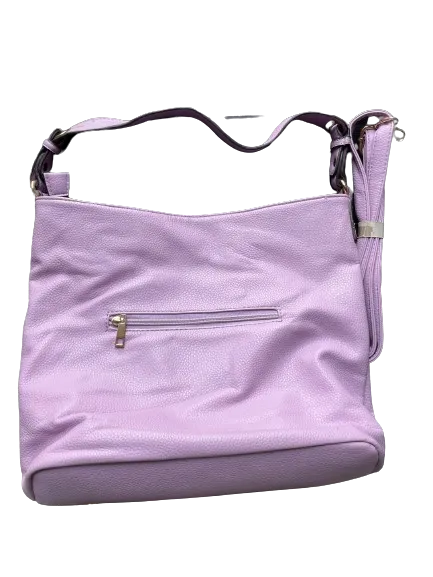 Lilac Hobo Crossbody Bag