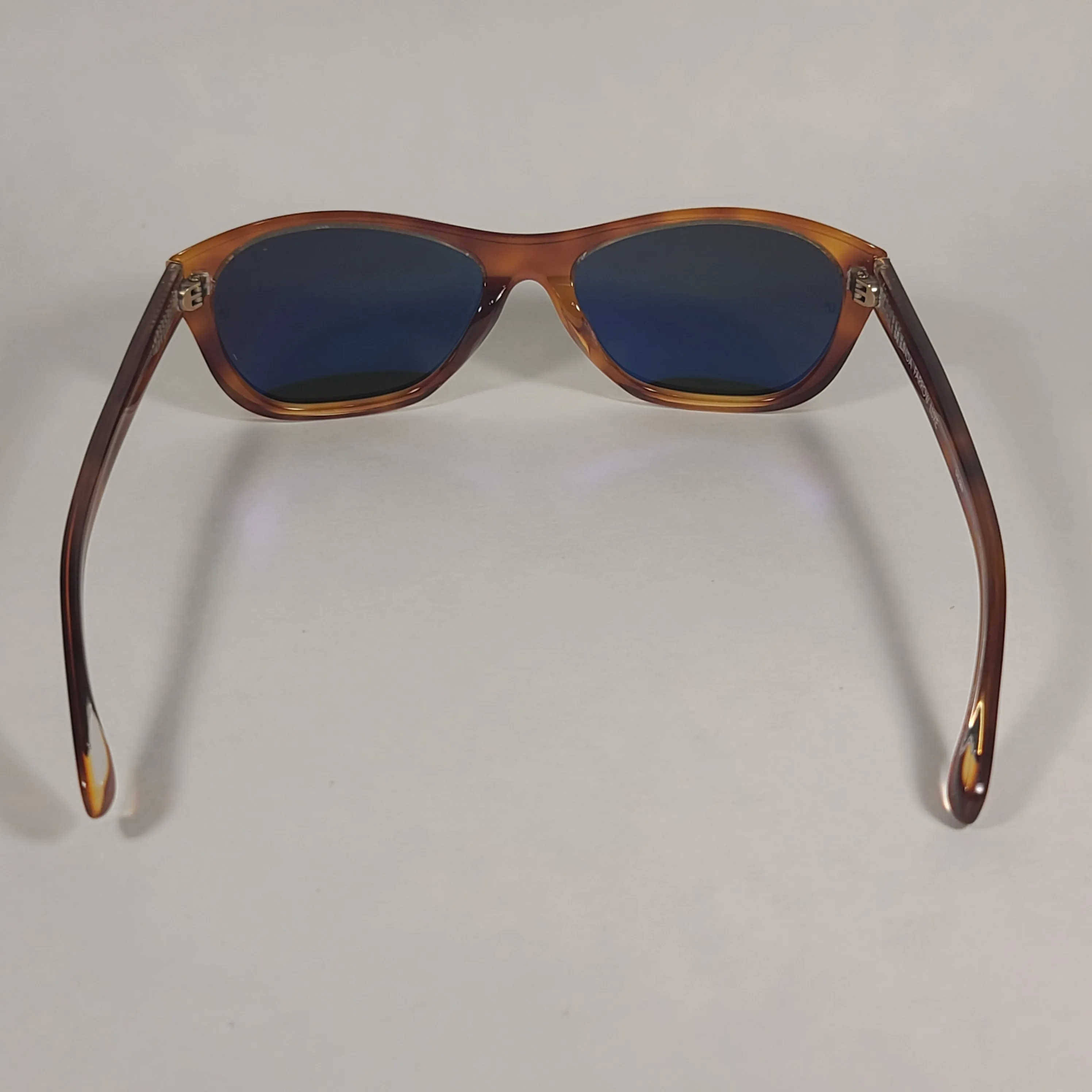 Linda Farrow Luxe Square Sunglasses Tortoise Frame Gray Green Lens LFL58C4