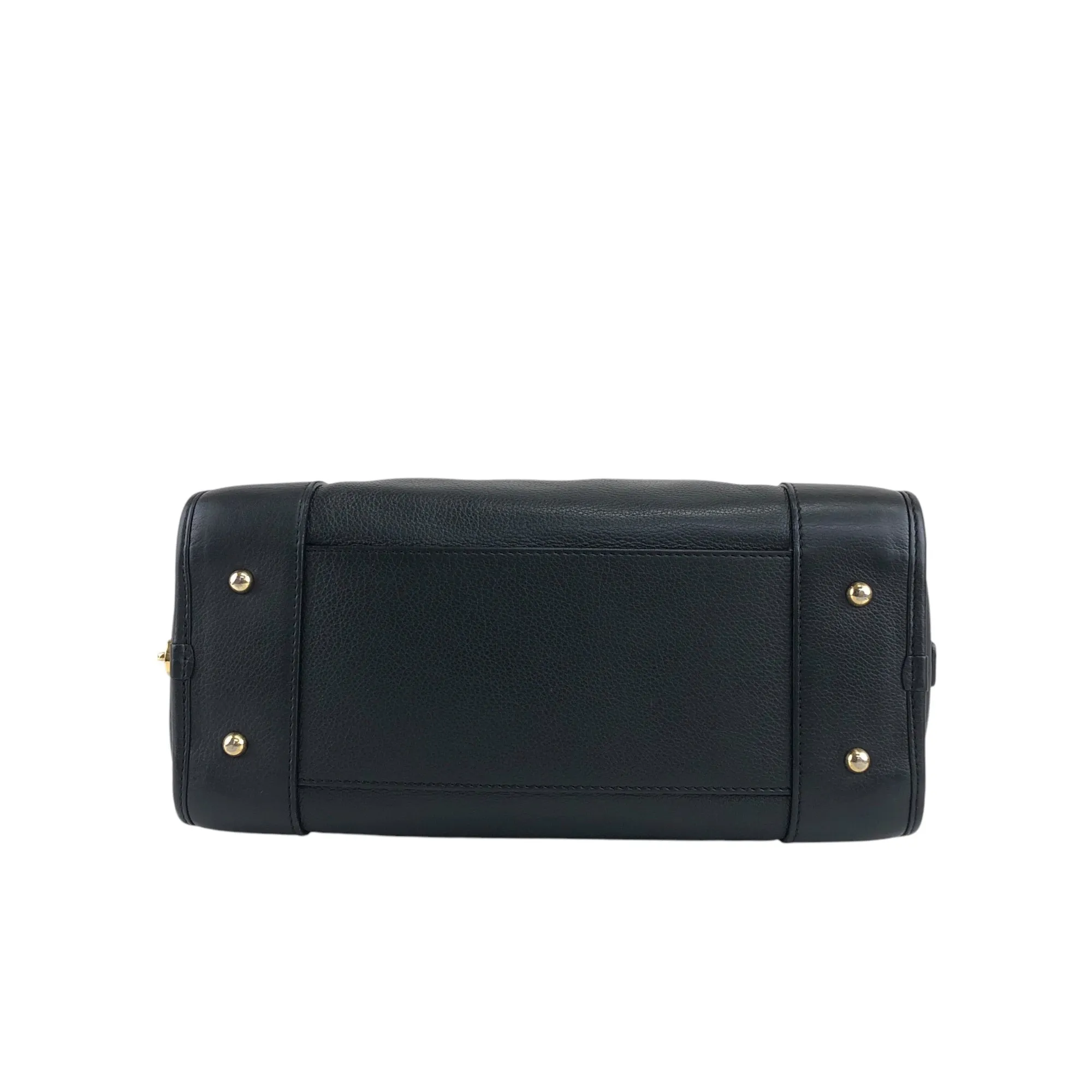 LOEWE Amazona28 Anagram Handbag Boston bag Black Vintage 4ve2yy