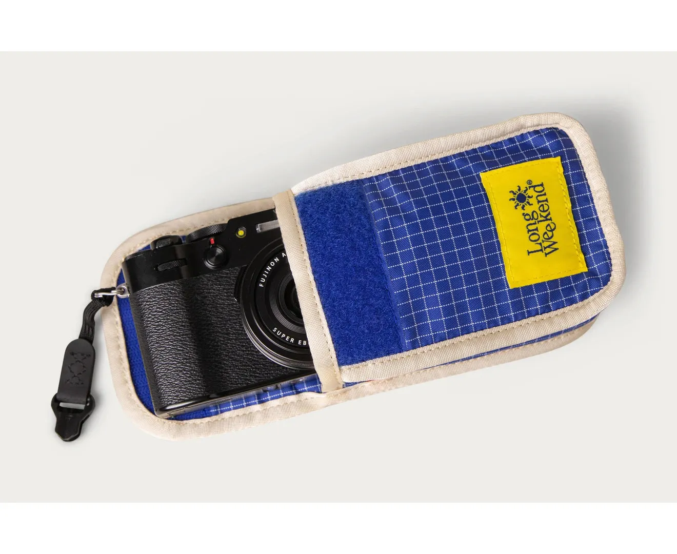 Long Weekend Camera Pouch - Creme Multi