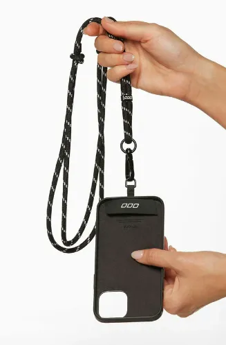 Lorna Jane Active Crossbody Phone Strap - Black