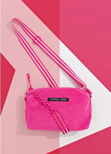Lorna Jane Terry Crossbody Bag - Babin Pink
