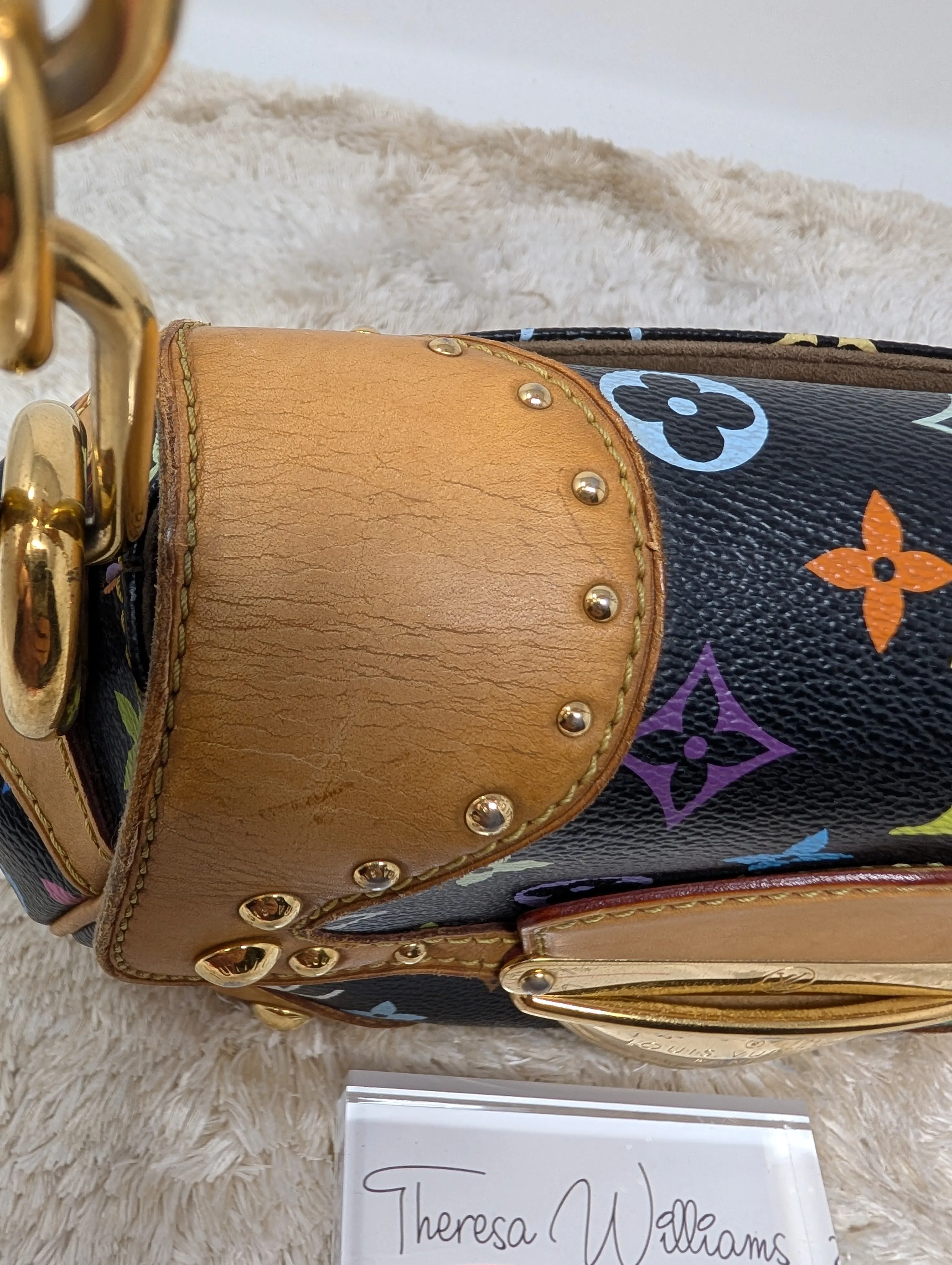 LOUIS VUITTON BLACK MULTICOLOR MARILYN
