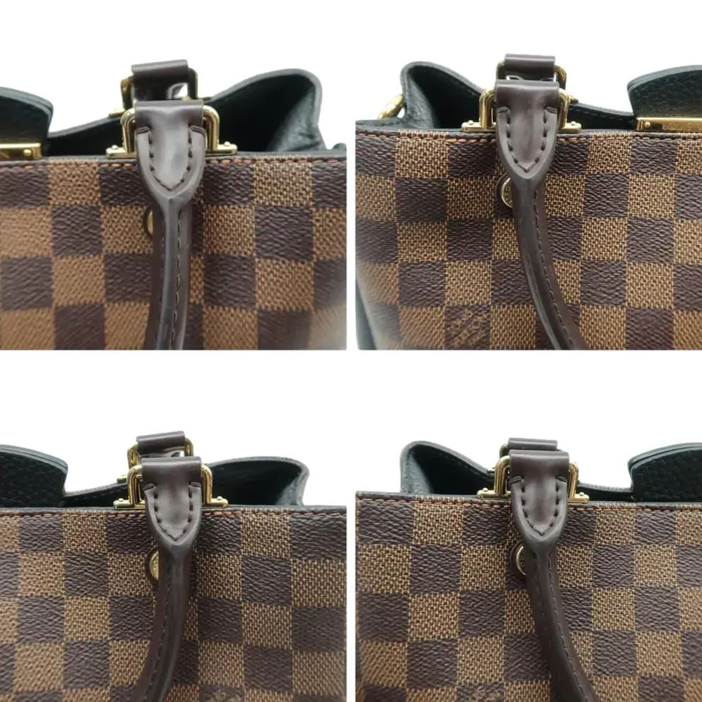 LOUIS VUITTON Brittany Damier Ebene Shoulder Bag Brown