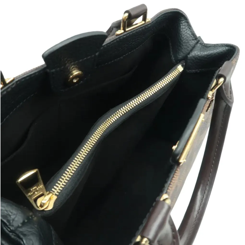 LOUIS VUITTON Brittany Damier Ebene Shoulder Bag Brown