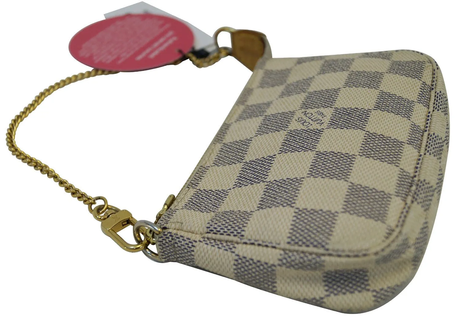 LOUIS VUITTON Damier Azur Mini Pochette Accessoires Pouch