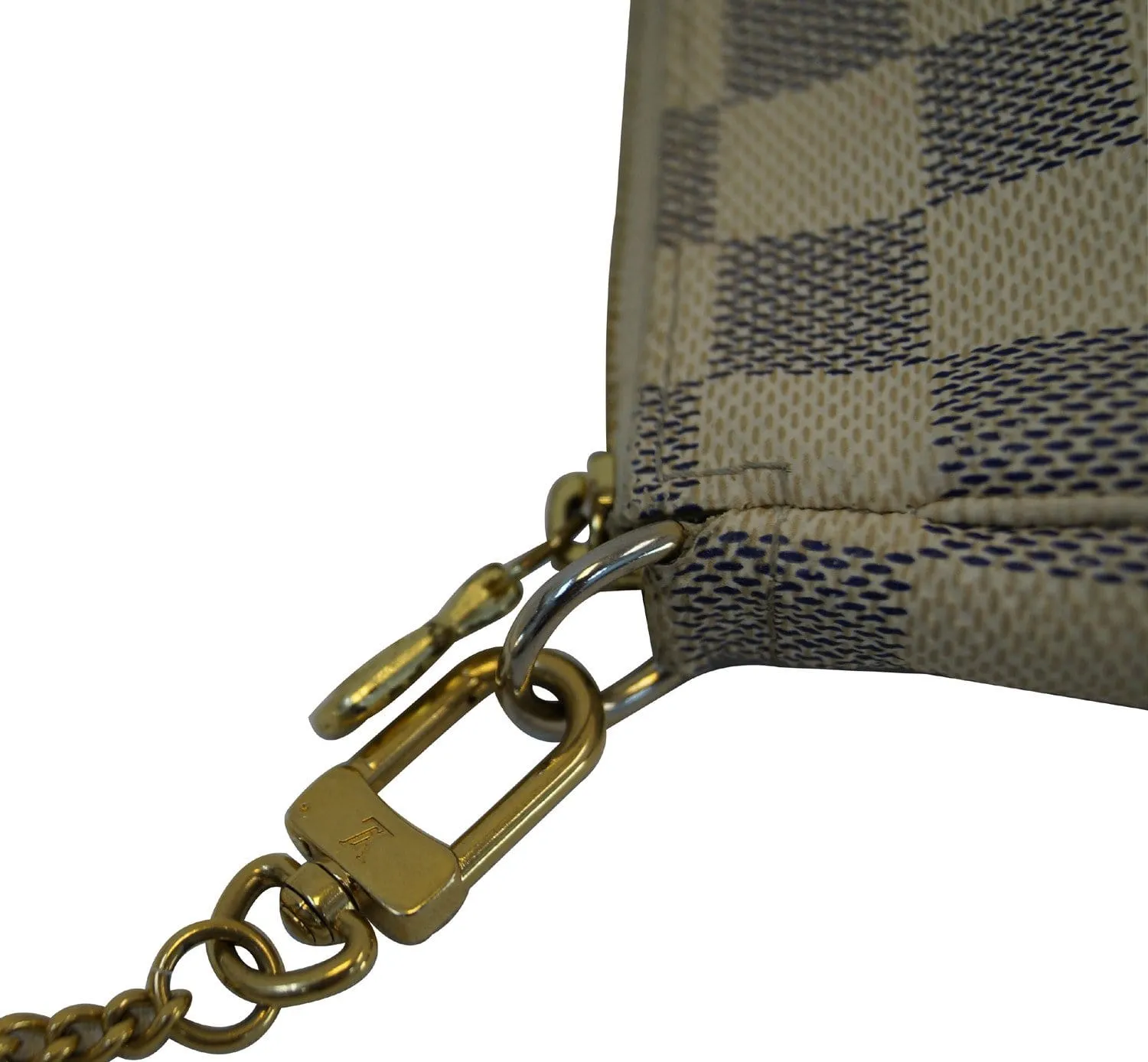 LOUIS VUITTON Damier Azur Mini Pochette Accessoires Pouch