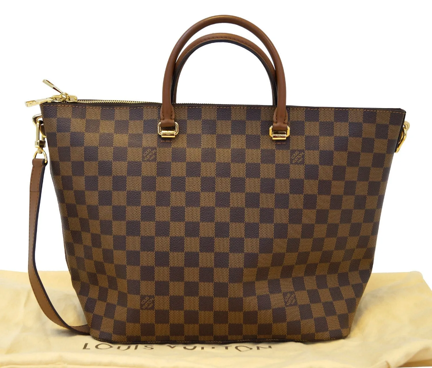 LOUIS VUITTON Damier Ebene Belmont Shoulder Handbag