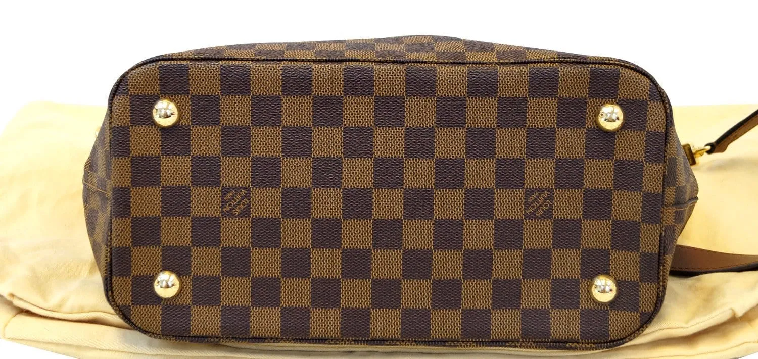 LOUIS VUITTON Damier Ebene Belmont Shoulder Handbag