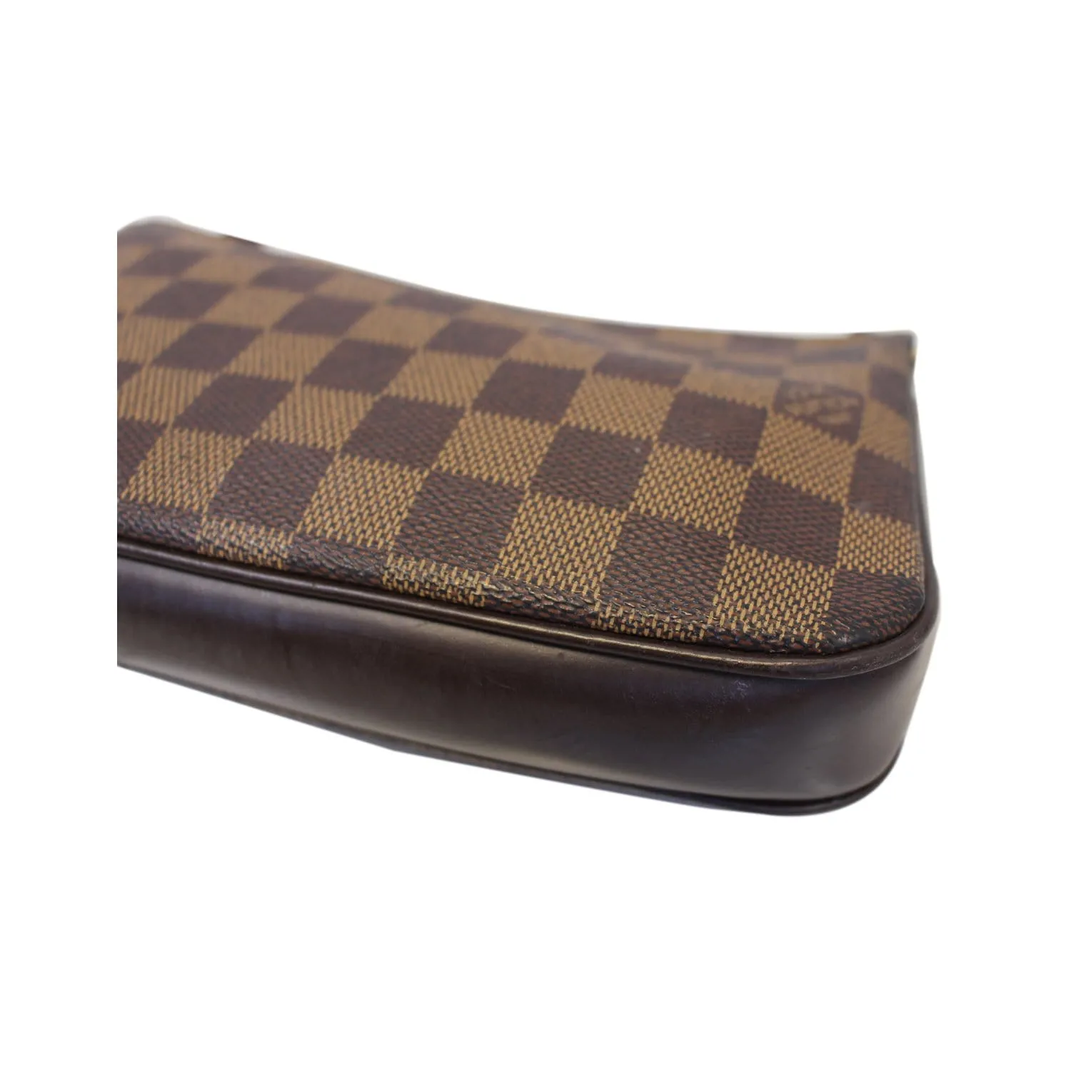 LOUIS VUITTON Damier Ebene Navona Pouch Handbag