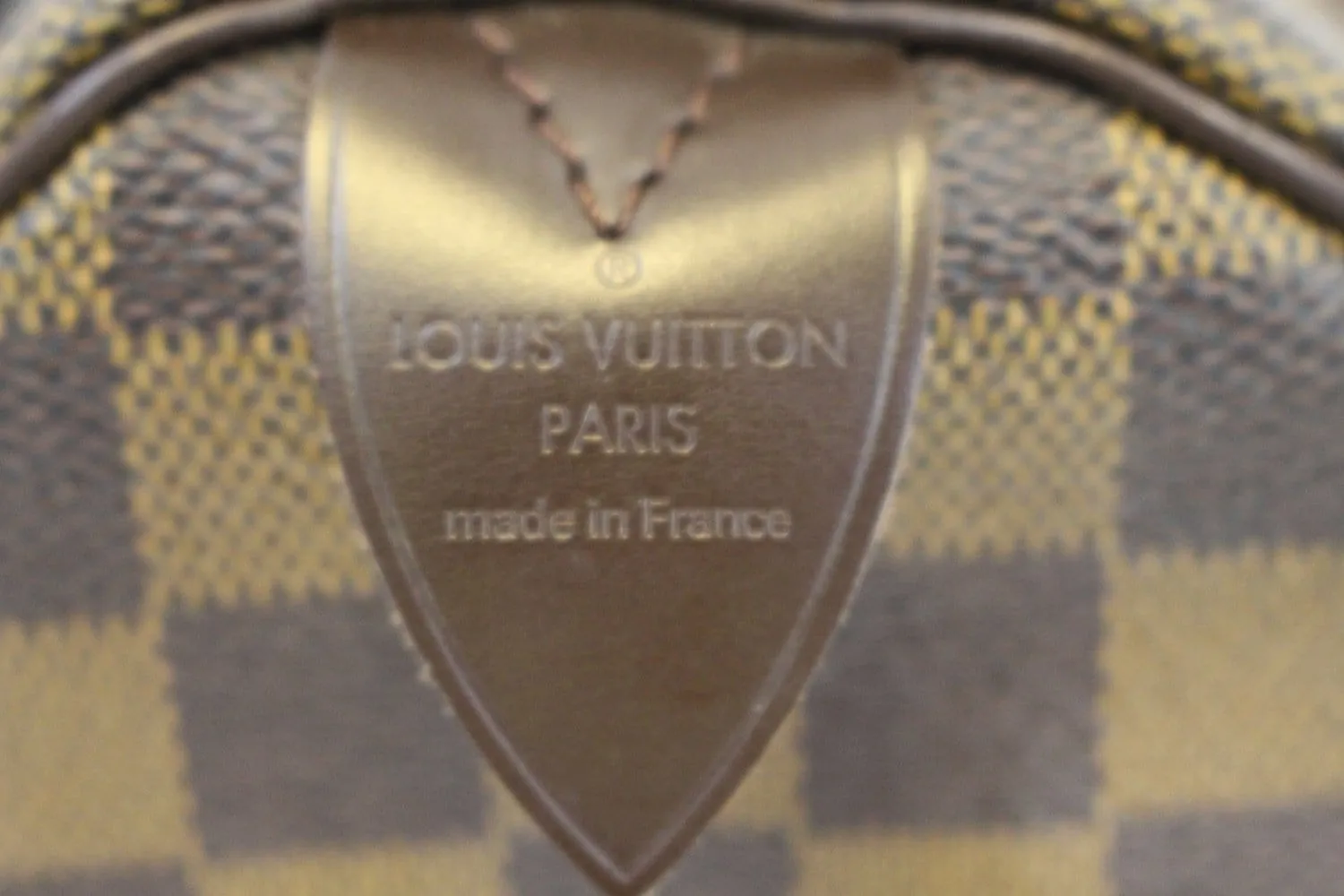 LOUIS VUITTON Damier Ebene Speedy 25 Handbag