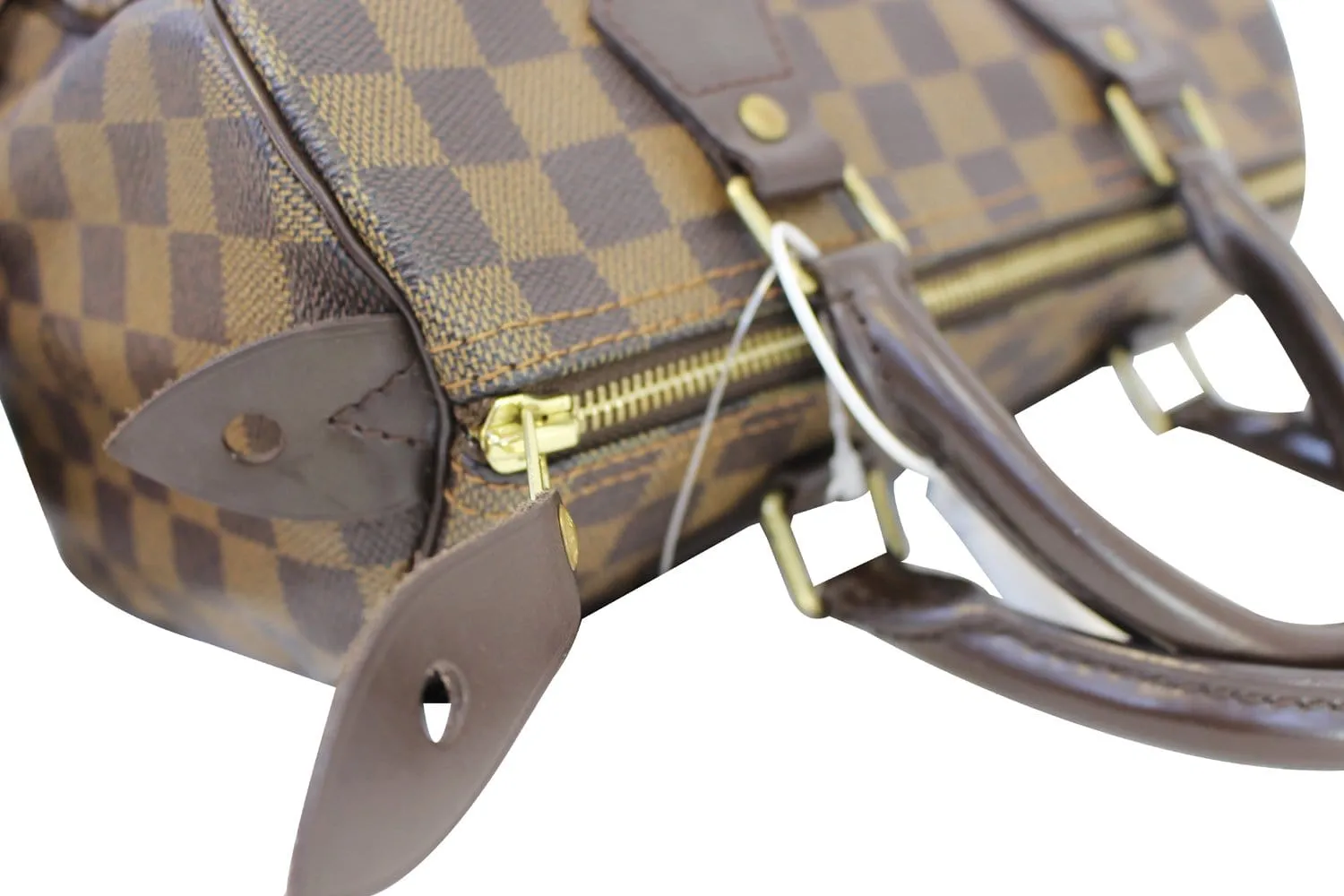 LOUIS VUITTON Damier Ebene Speedy 25 Handbag