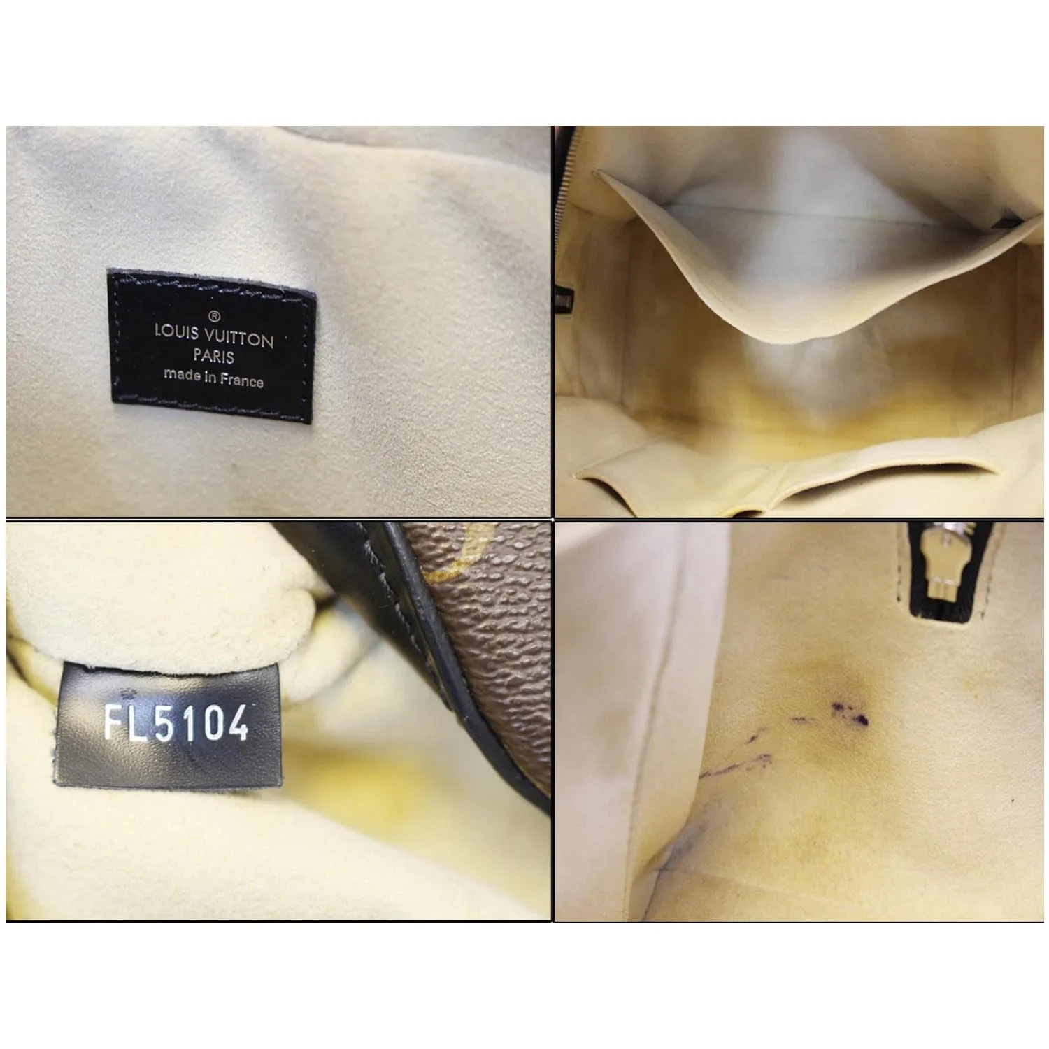 LOUIS VUITTON Dora MM Monogram Canvas Shoulder Handbag Black