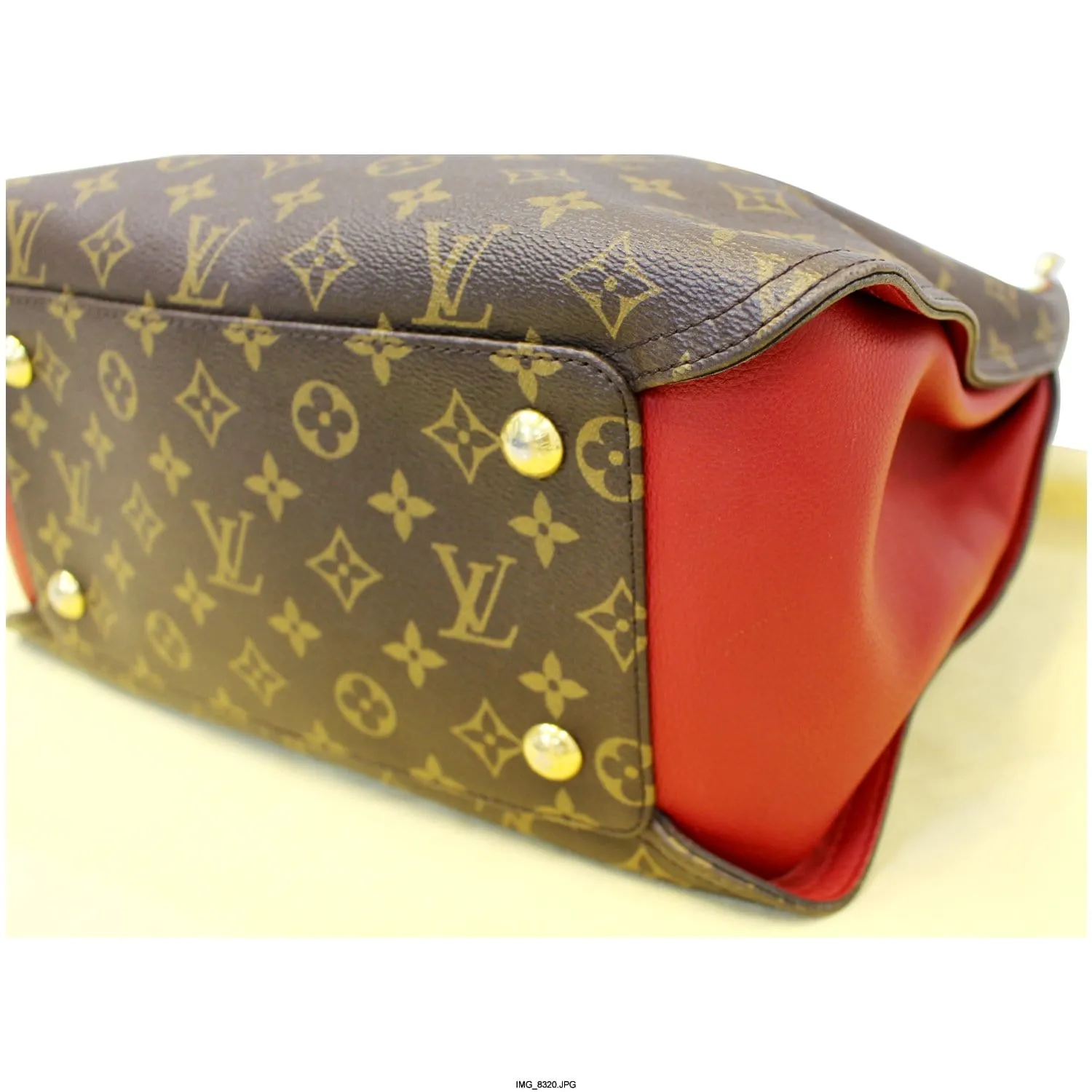 LOUIS VUITTON Gaia Monogram Canvas Shoulder Handbag