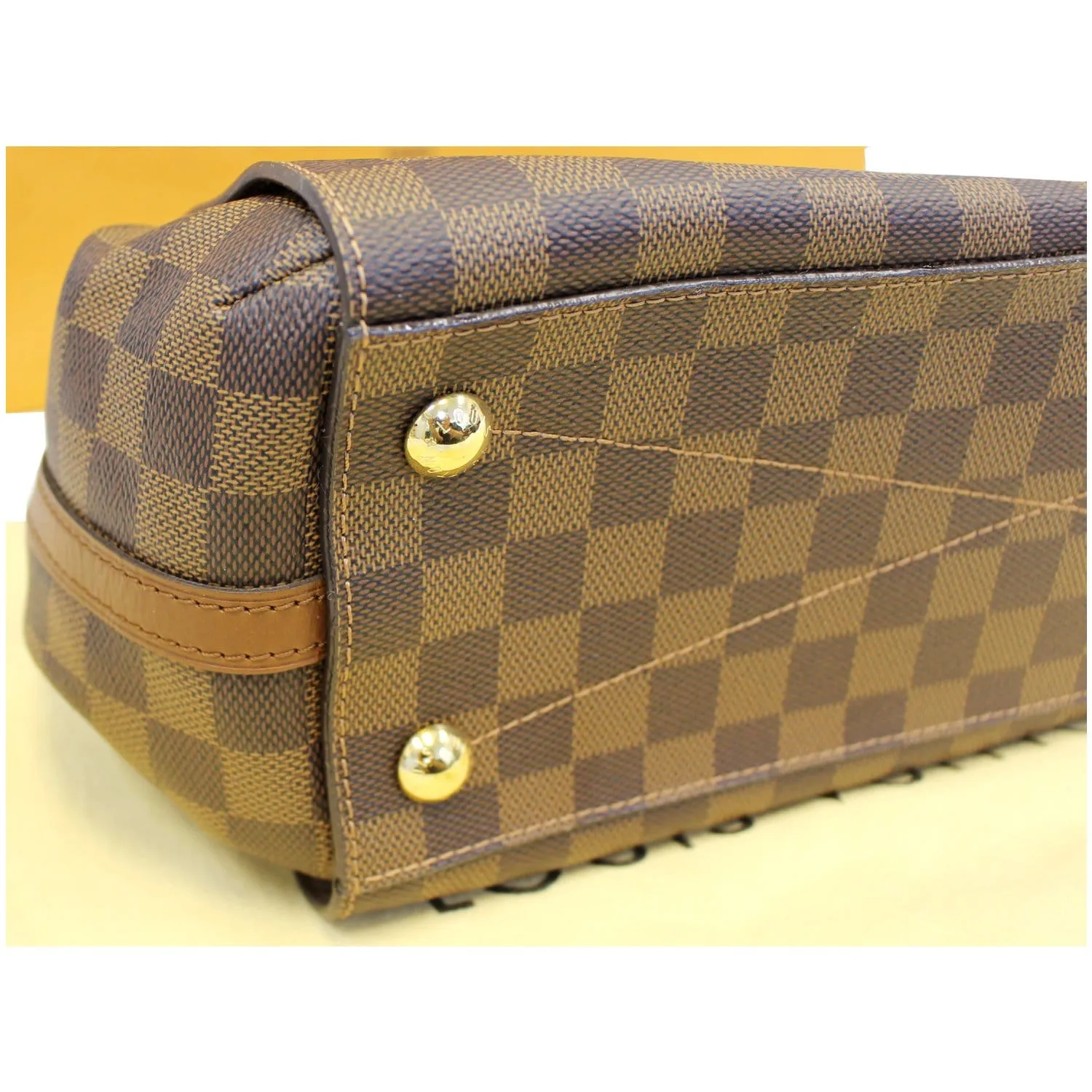 LOUIS VUITTON Greenwich Damier Ebene Shoulder Handbag