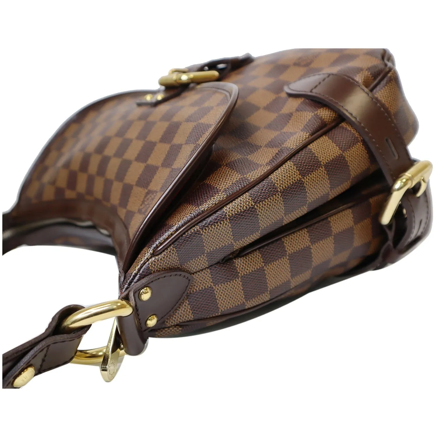 LOUIS VUITTON Highbury Damier Ebene Shoulder Bag Brown